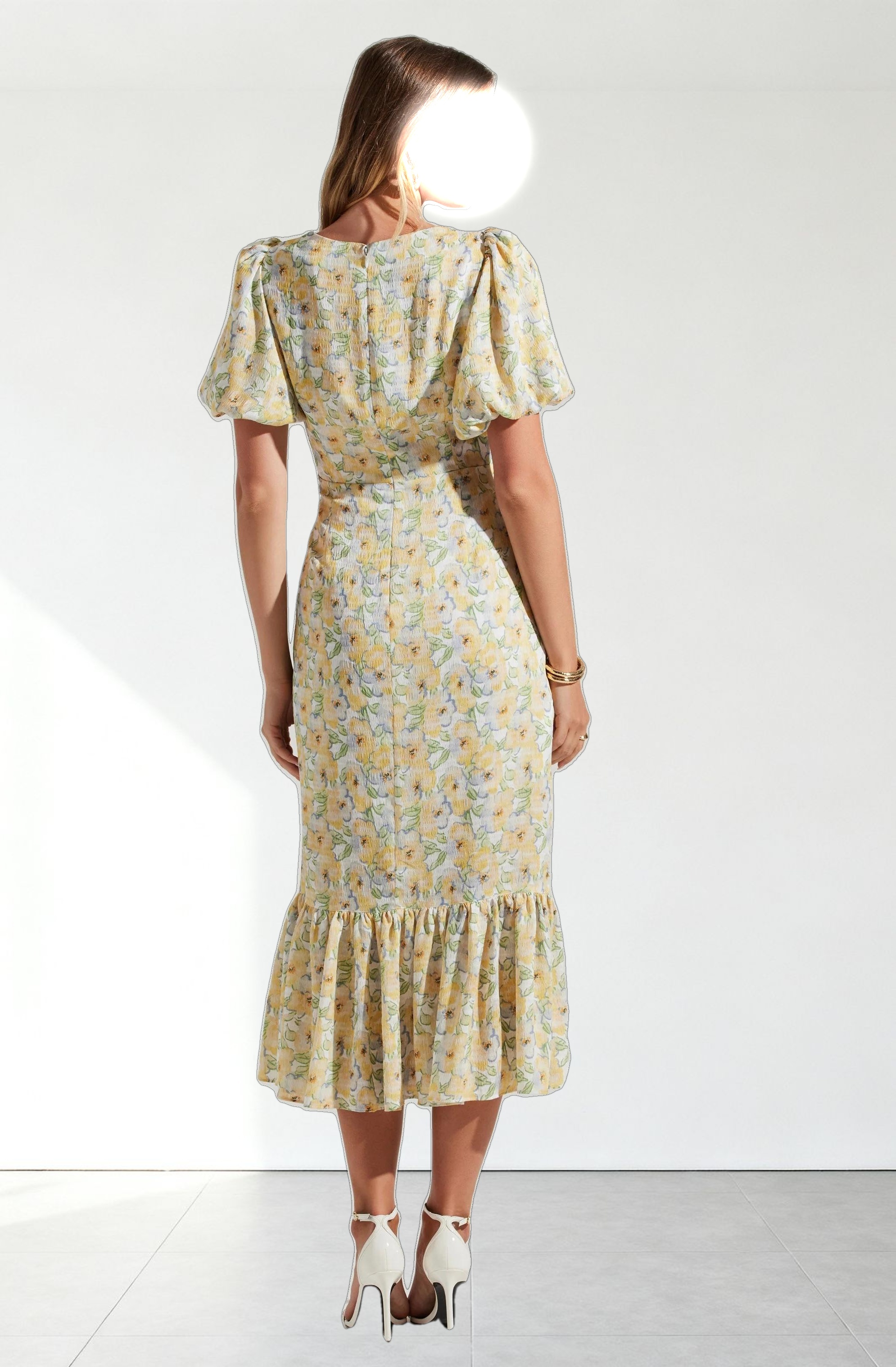 Modena Floral Midi Dress