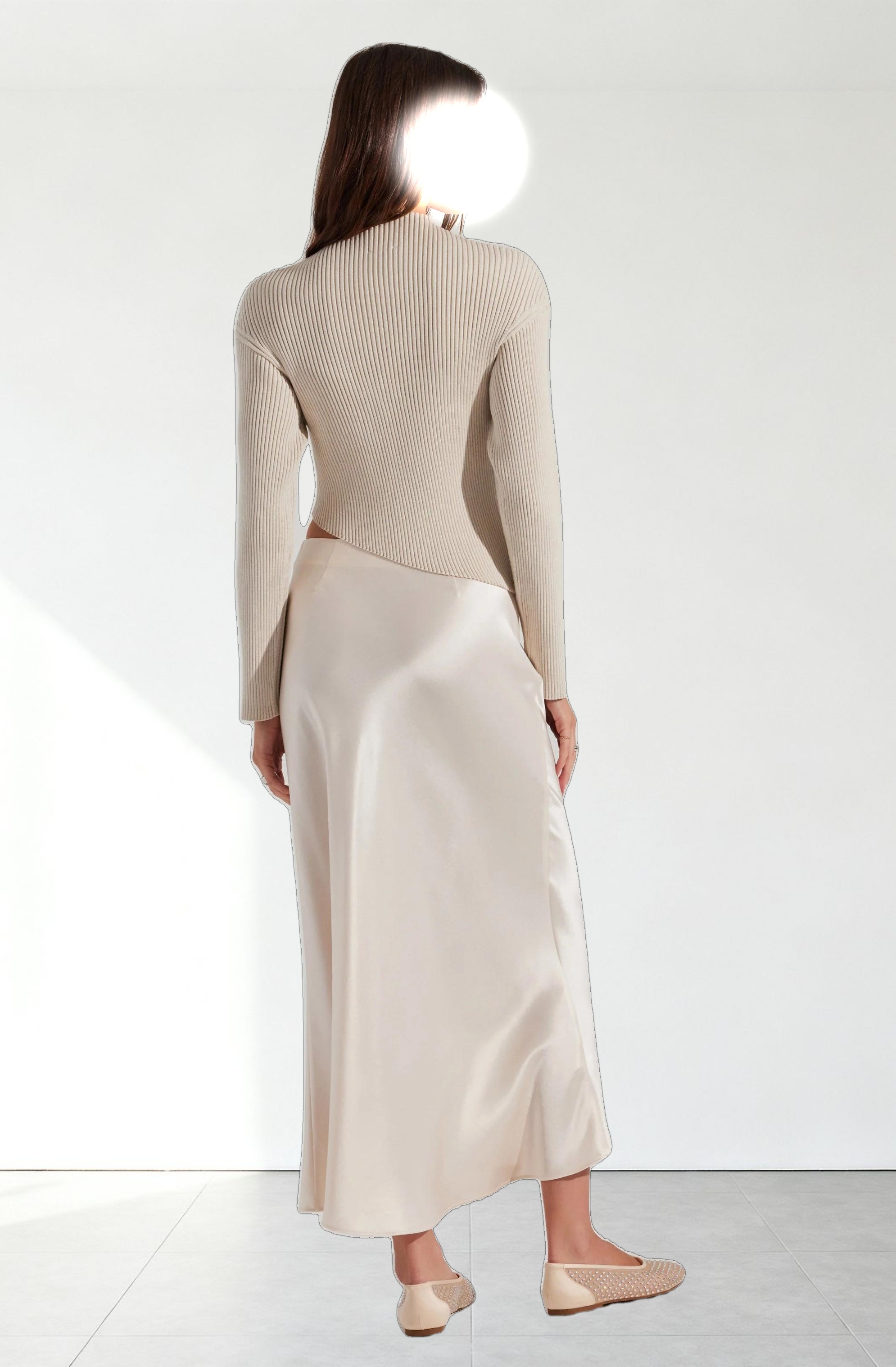 Windey Satin Maxi Skirt