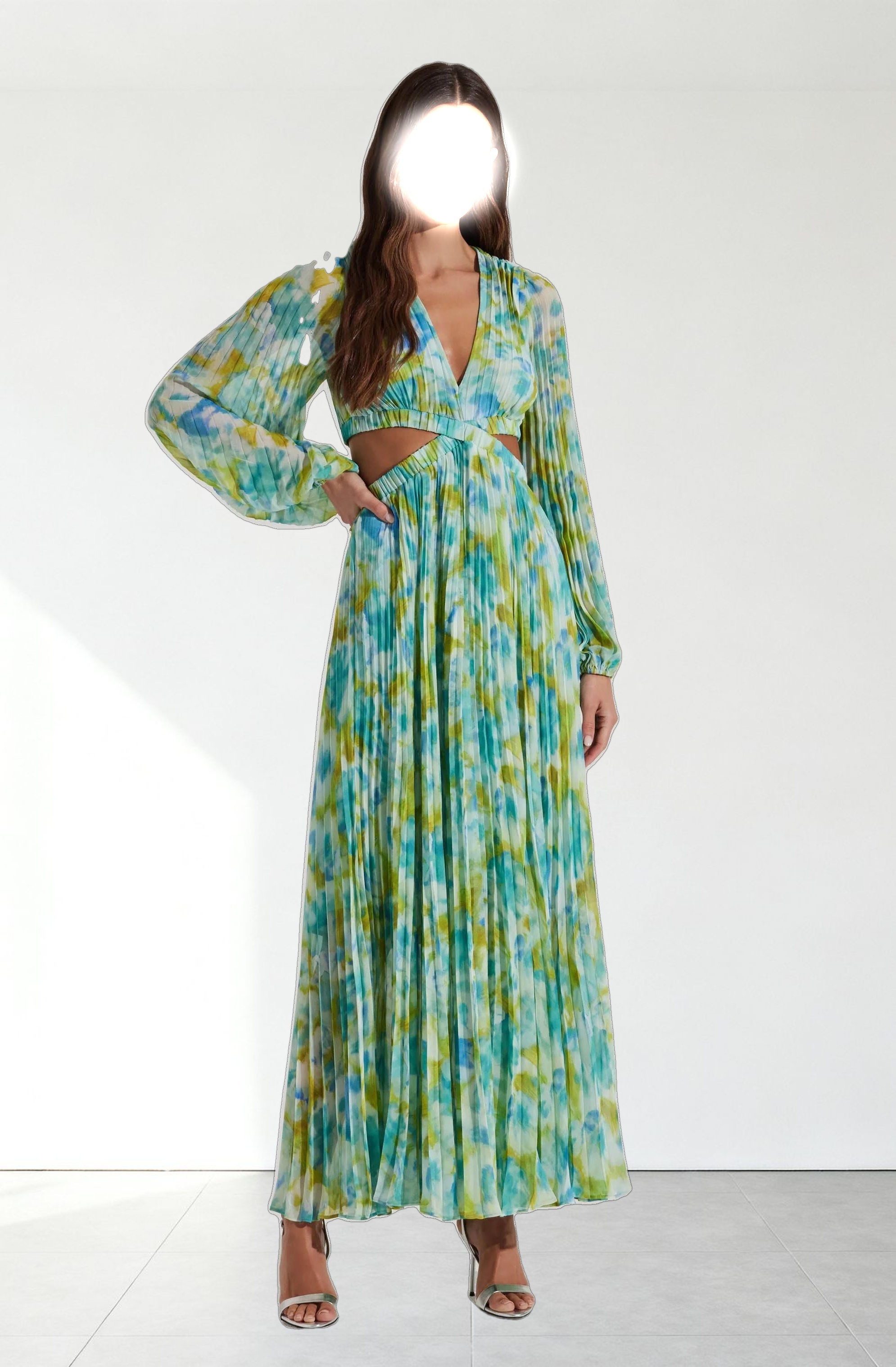 Revery Floral Long Sleeve Maxi Dress