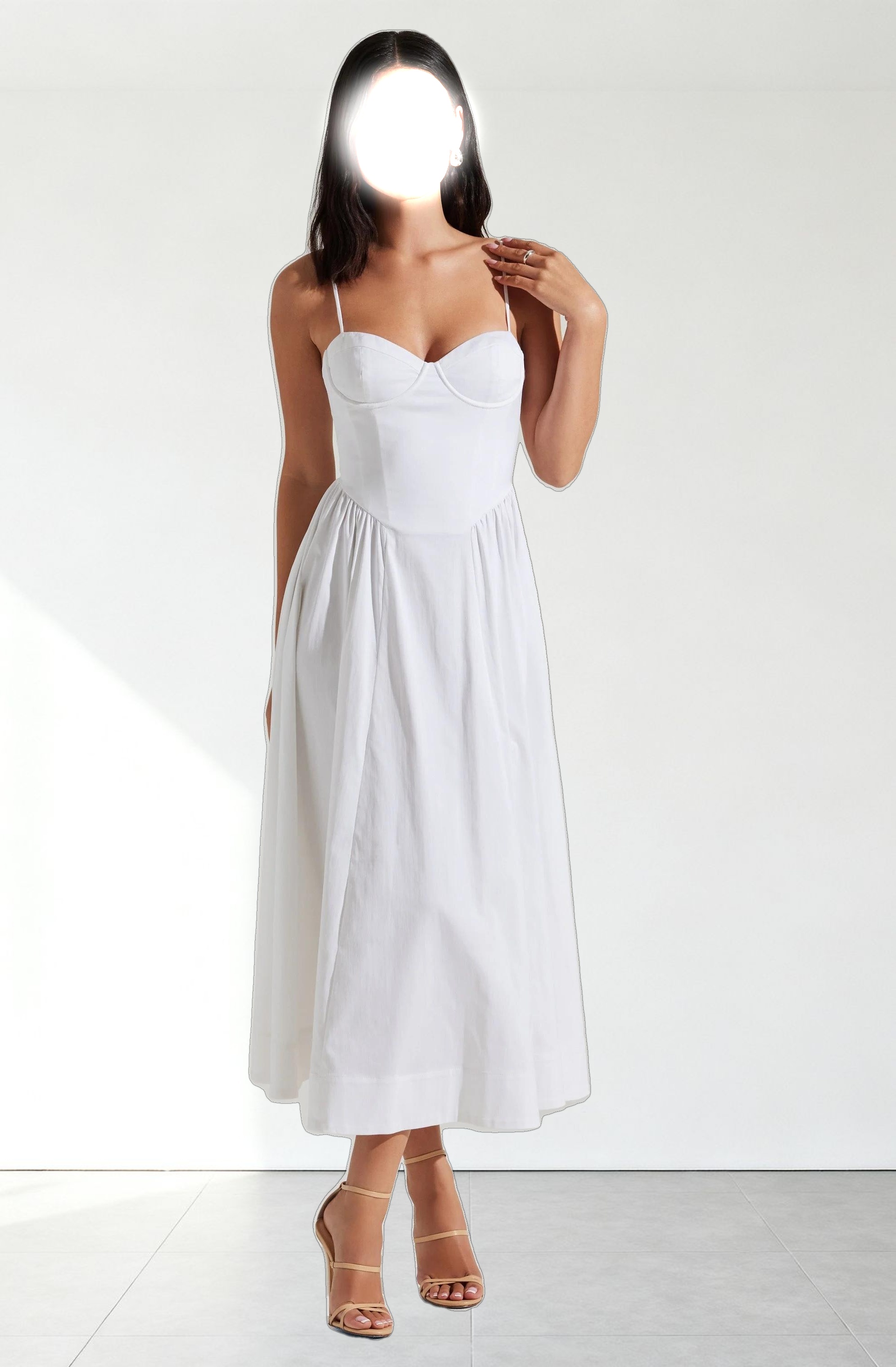 Bellamy Bustier Midi Dress