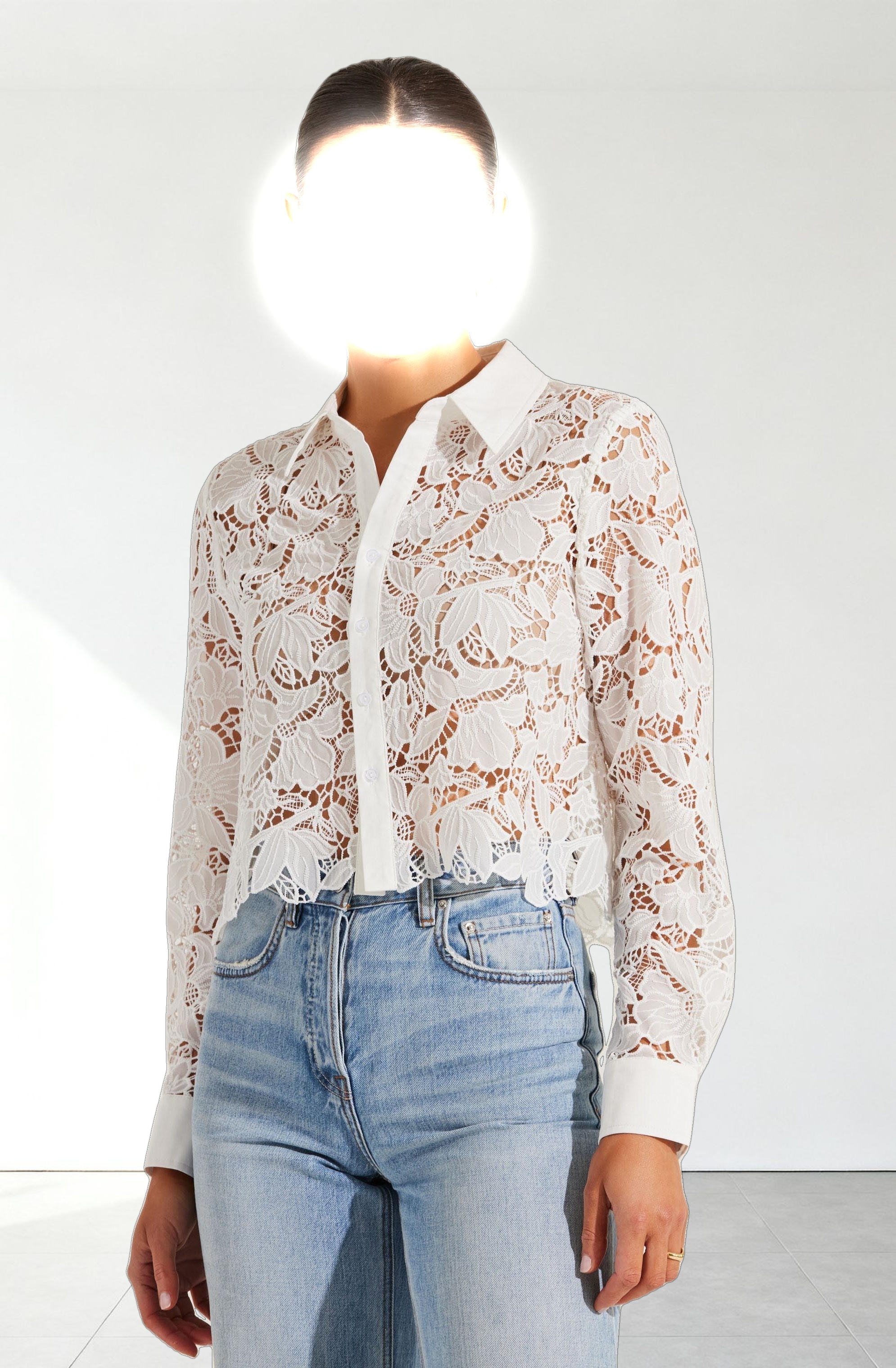 Isabis Floral Lace Top