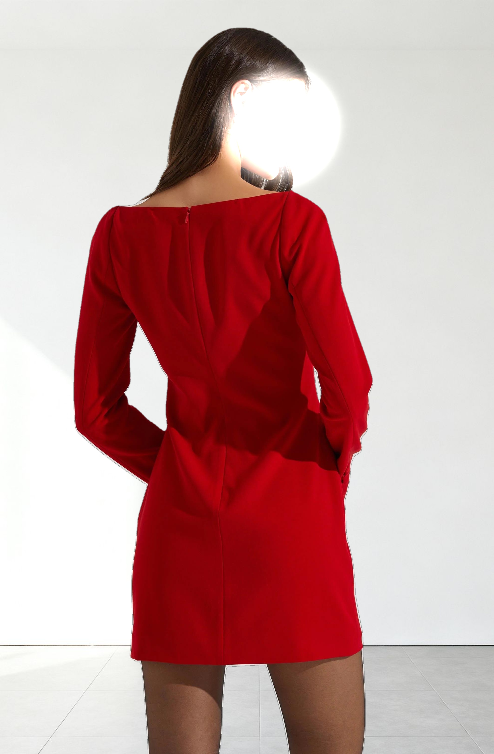 Calanthe Square Neck Mini Dress