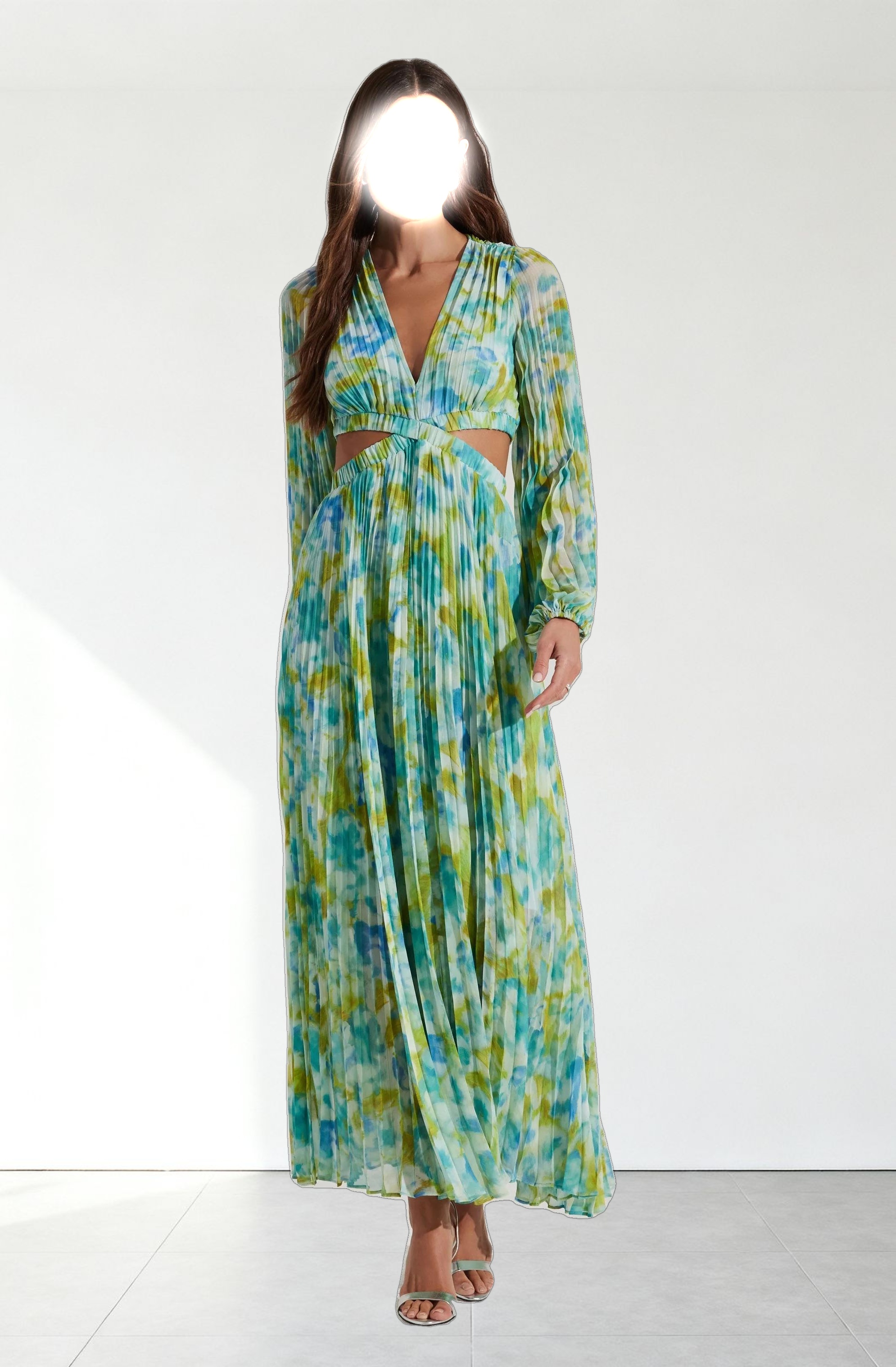 Revery Floral Long Sleeve Maxi Dress
