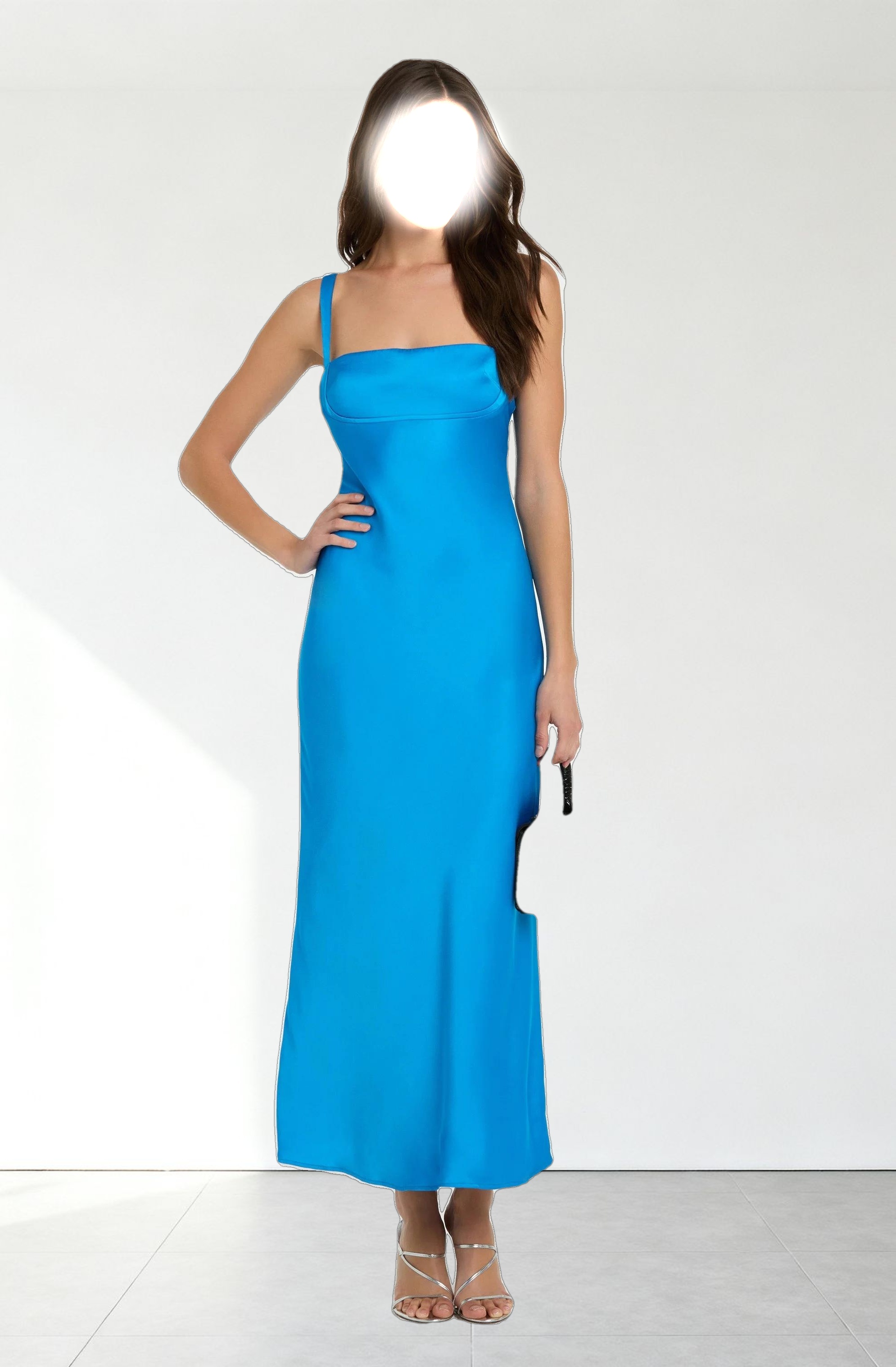 Stacie Satin Maxi Dress