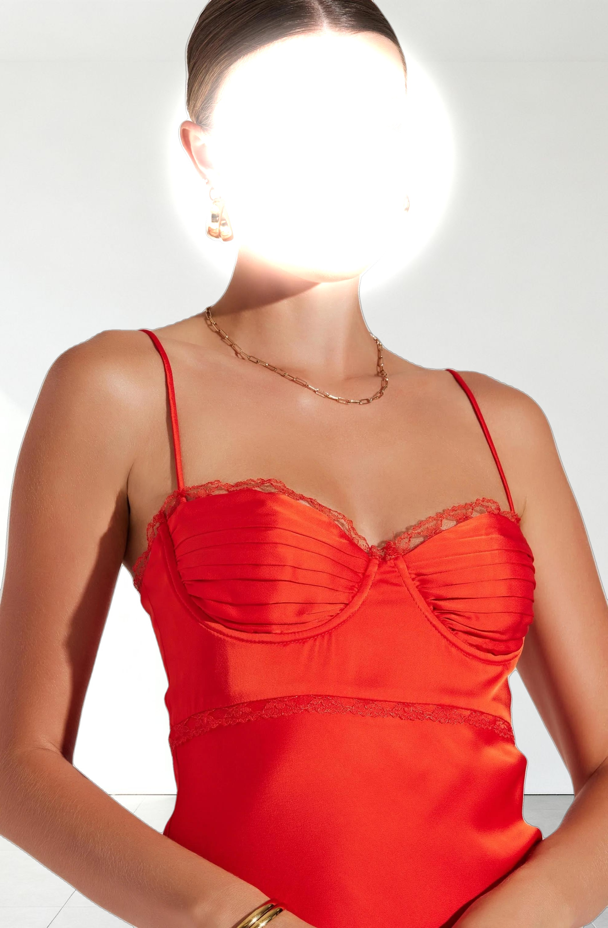 Florianne Satin Maxi Dress