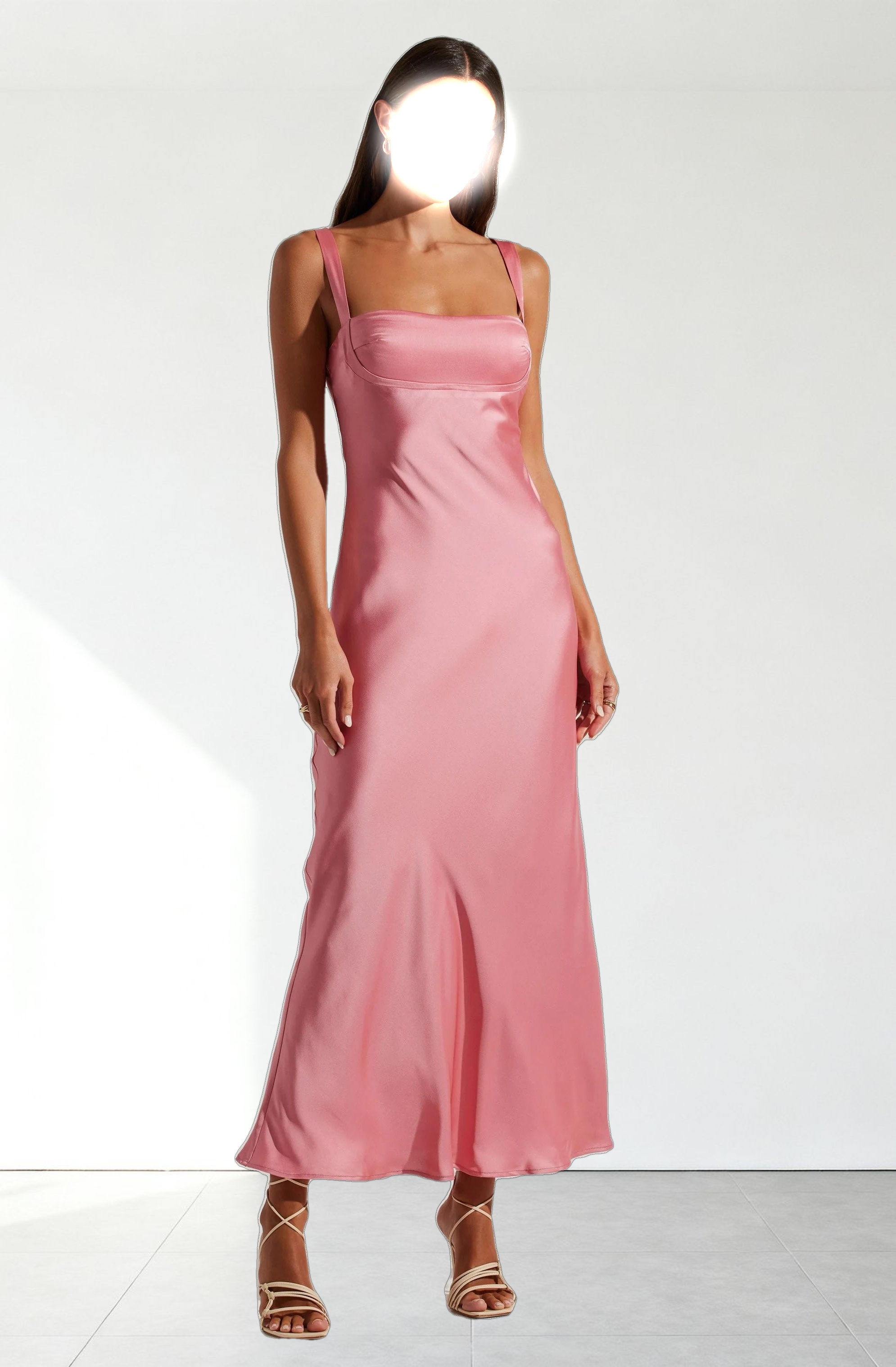 Stacie Satin Maxi Dress