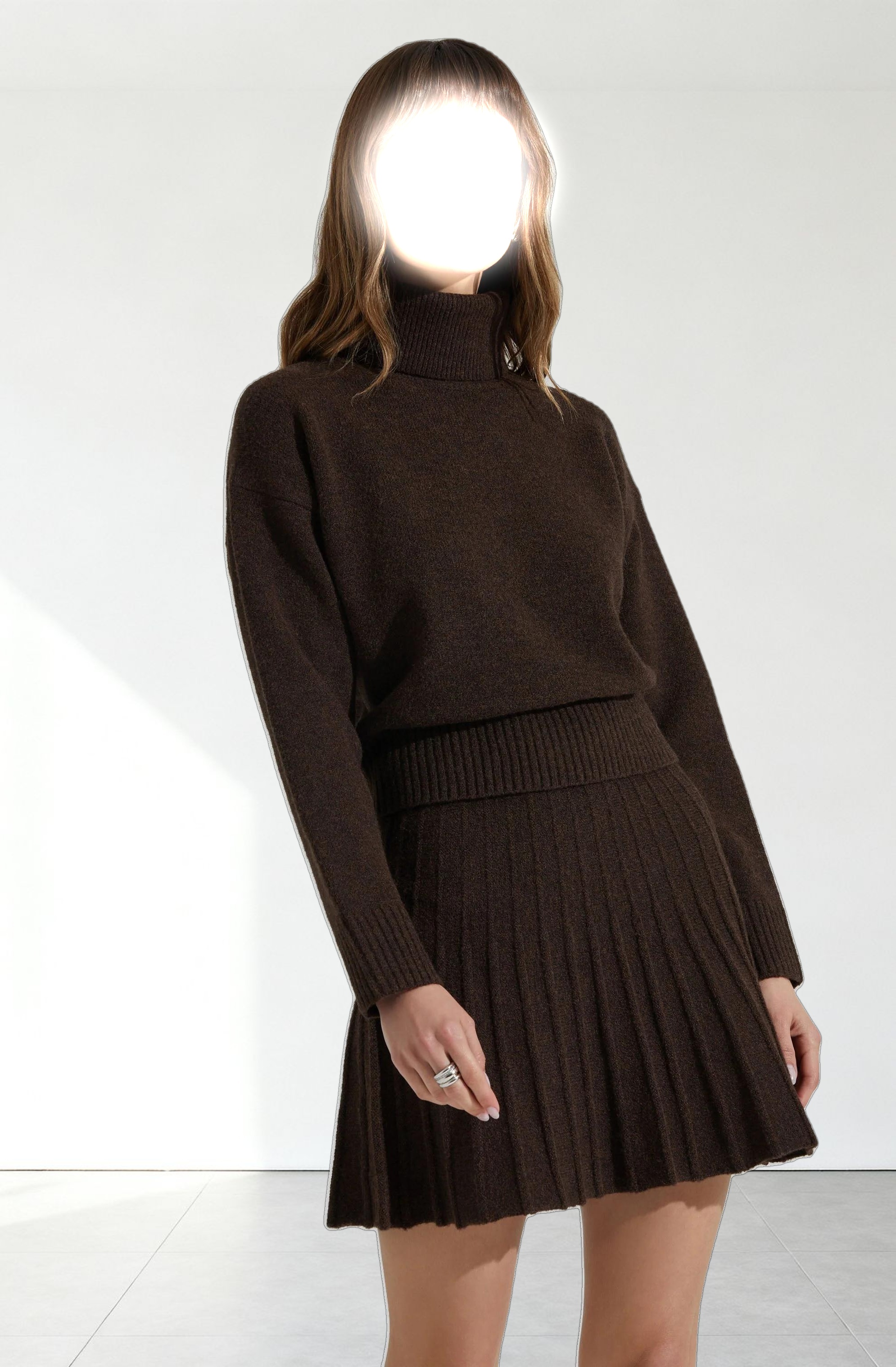 Marceline Pleated Mini Skirt