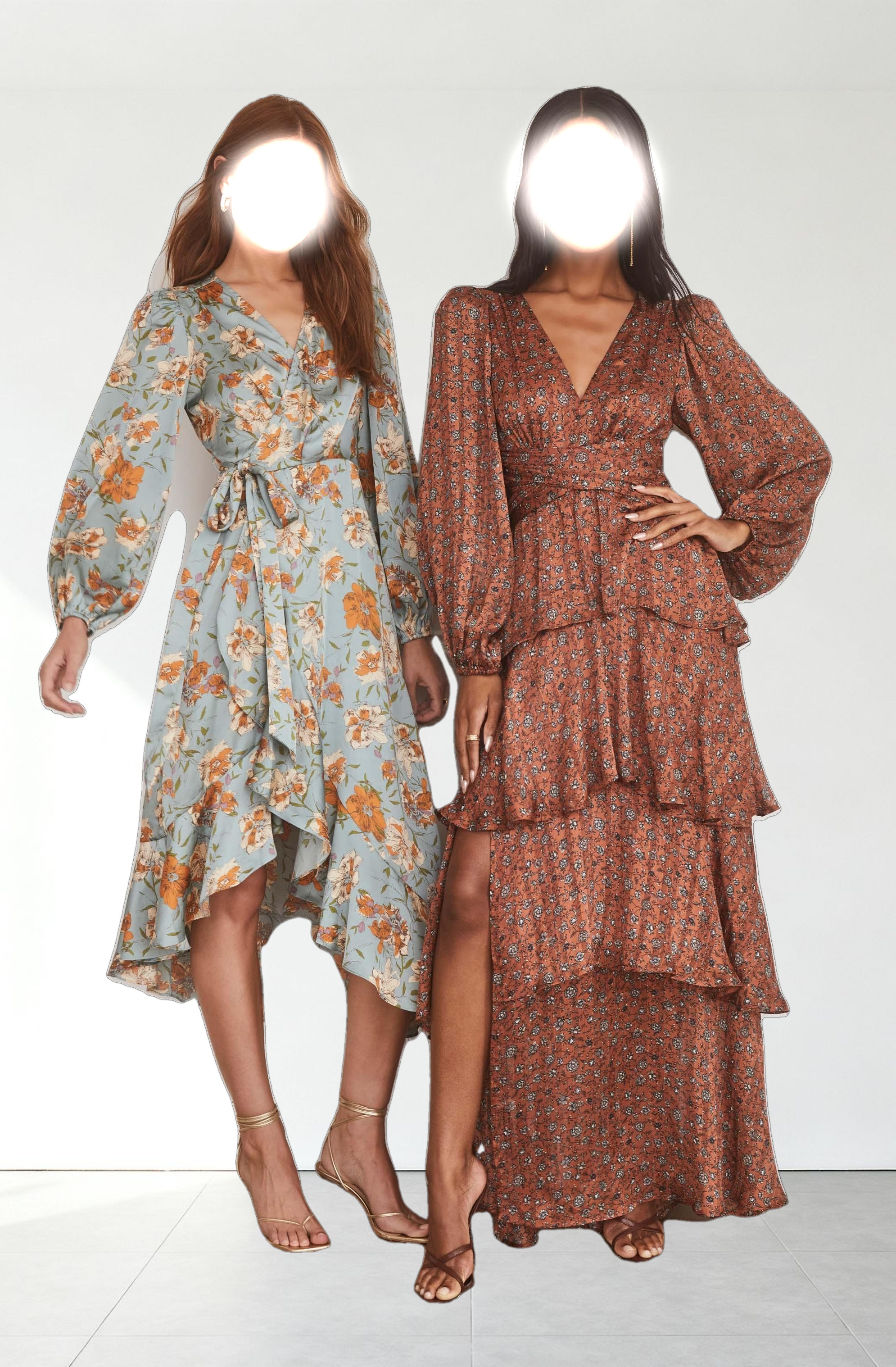 Anora Floral Tiered Maxi Dress