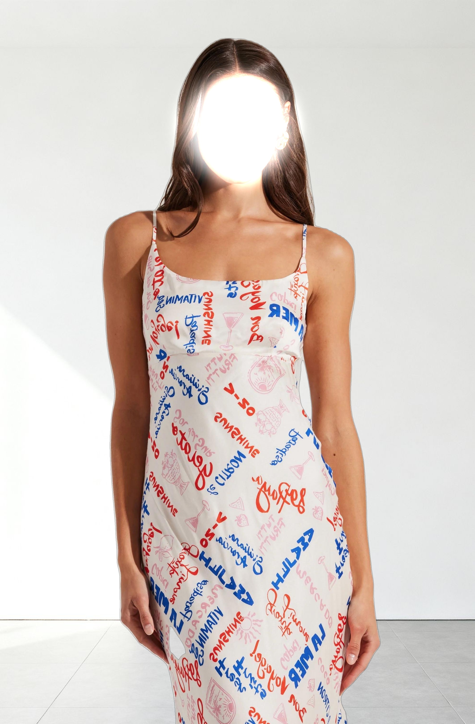 Joan Satin Midi Dress