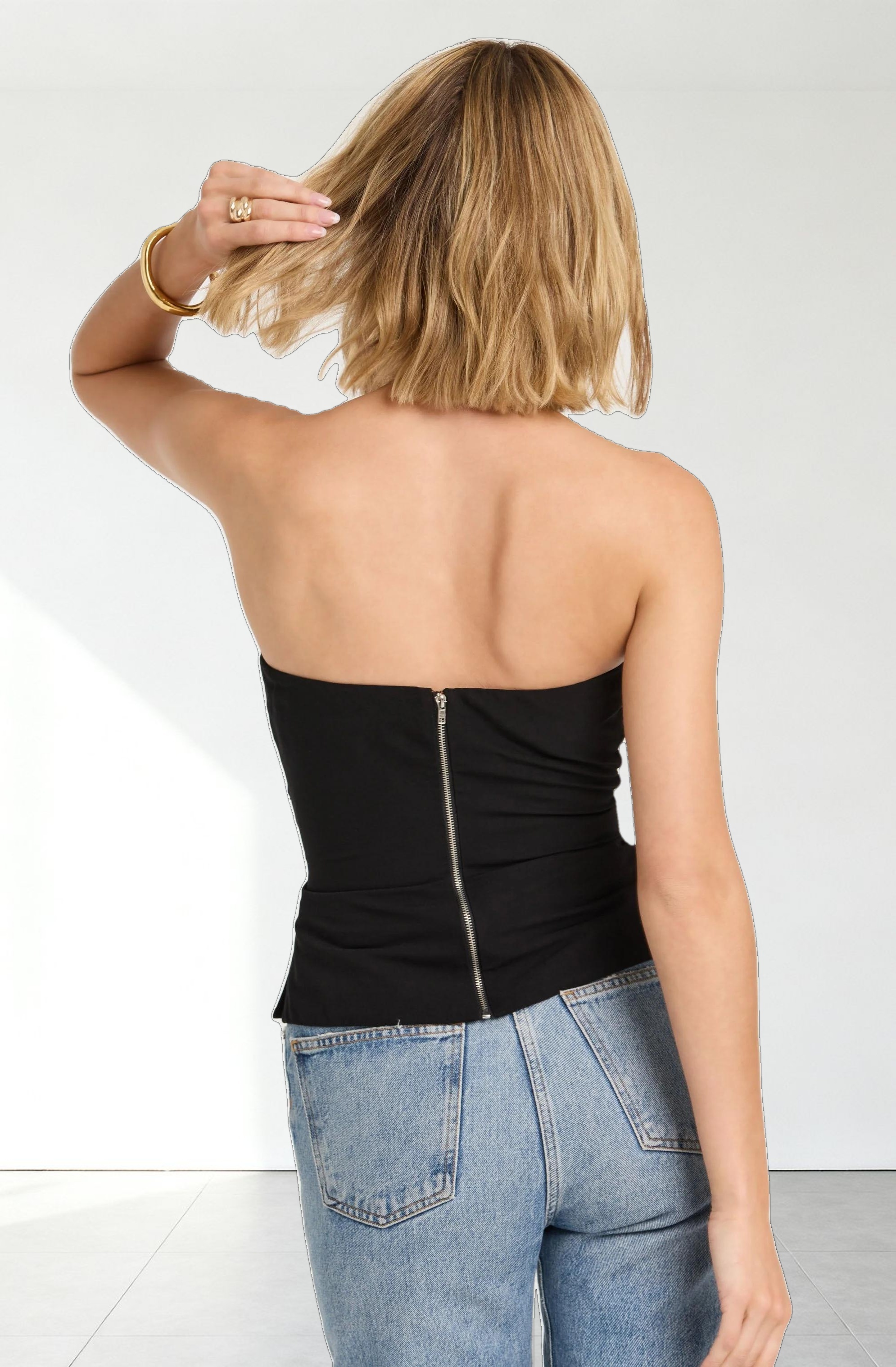 Kierra Strapless Bow Top