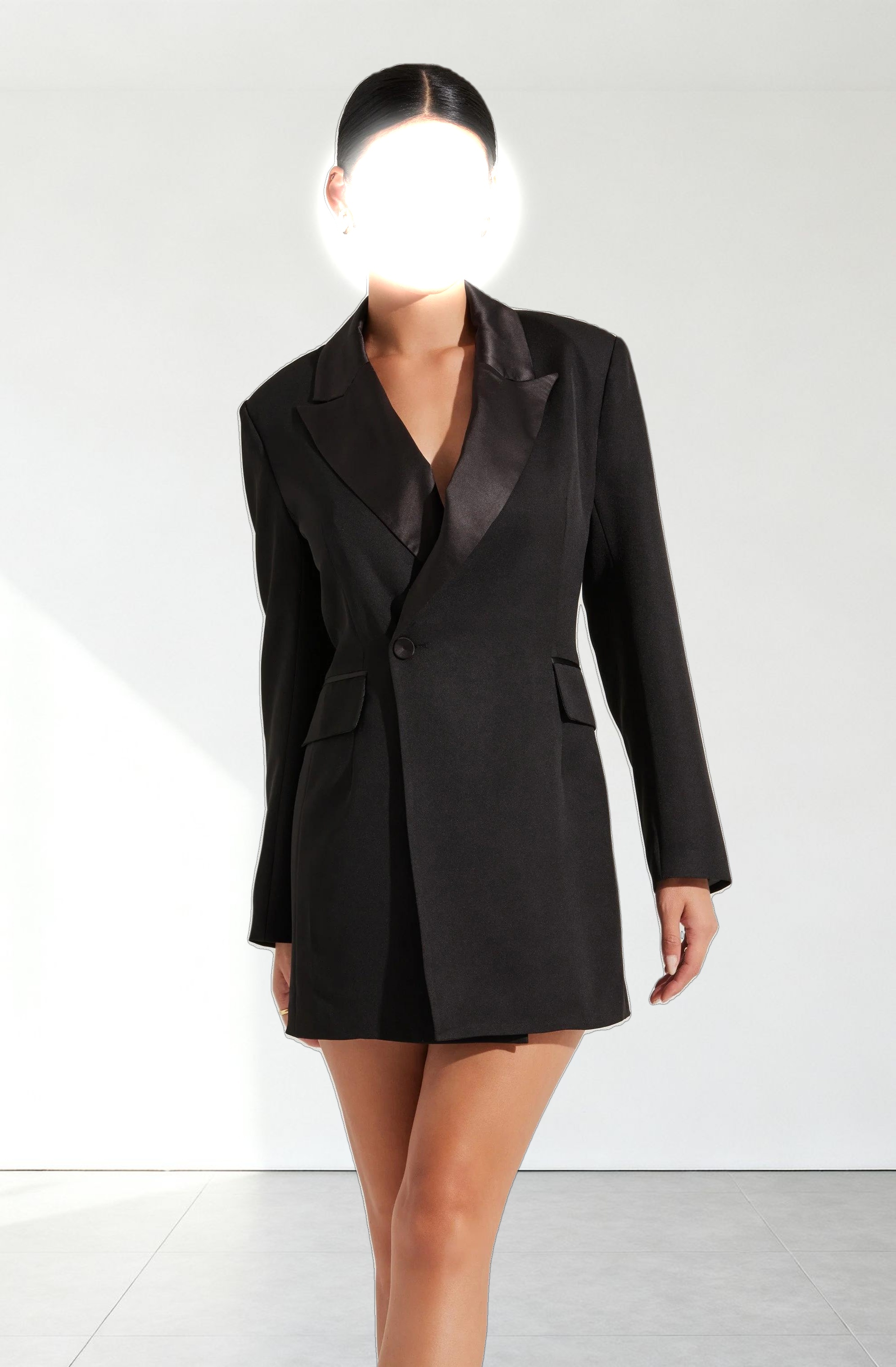 Tuxedo Blazer Mini Dress