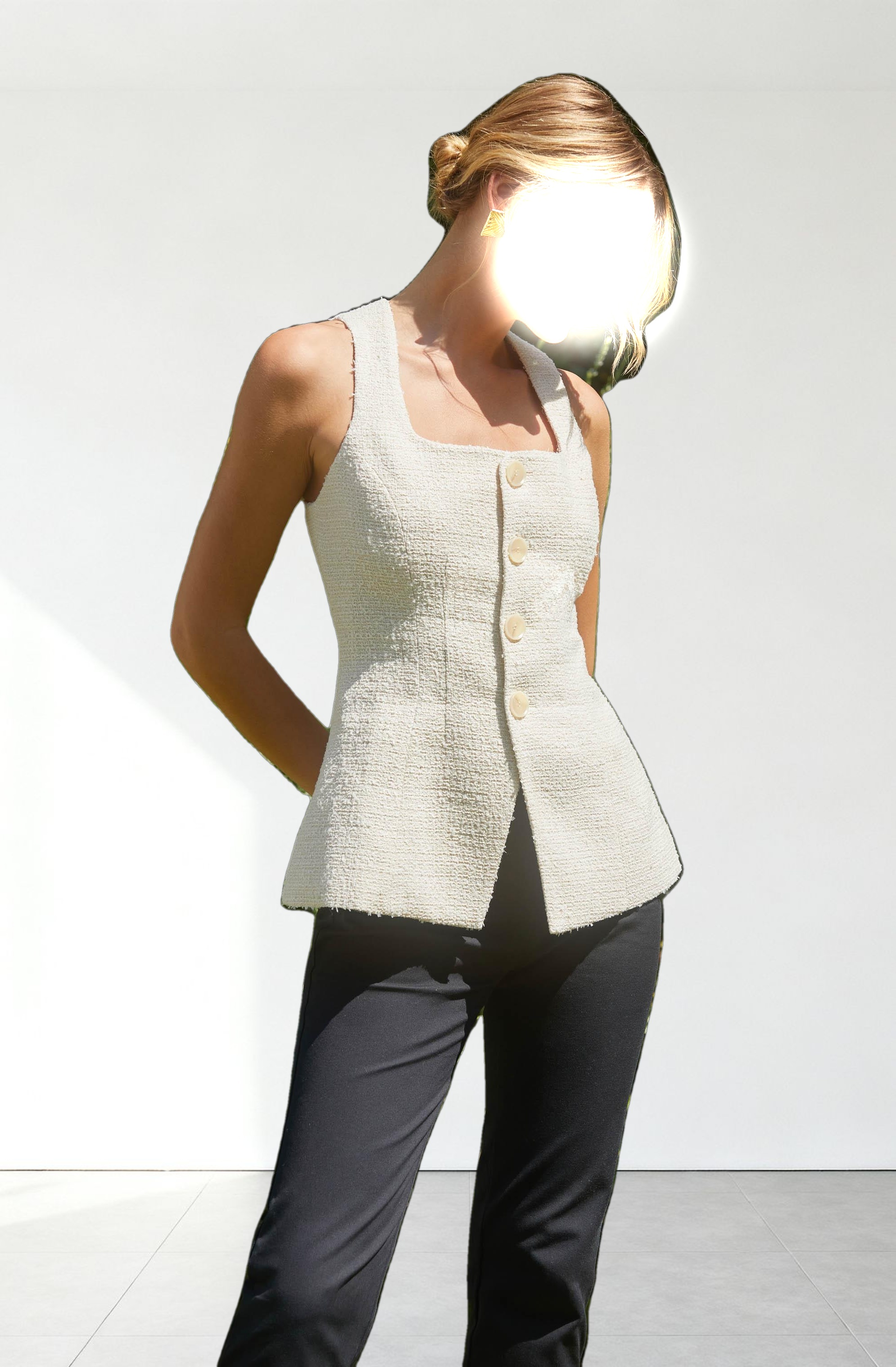 Brunelle Tweed Cutaway Vest