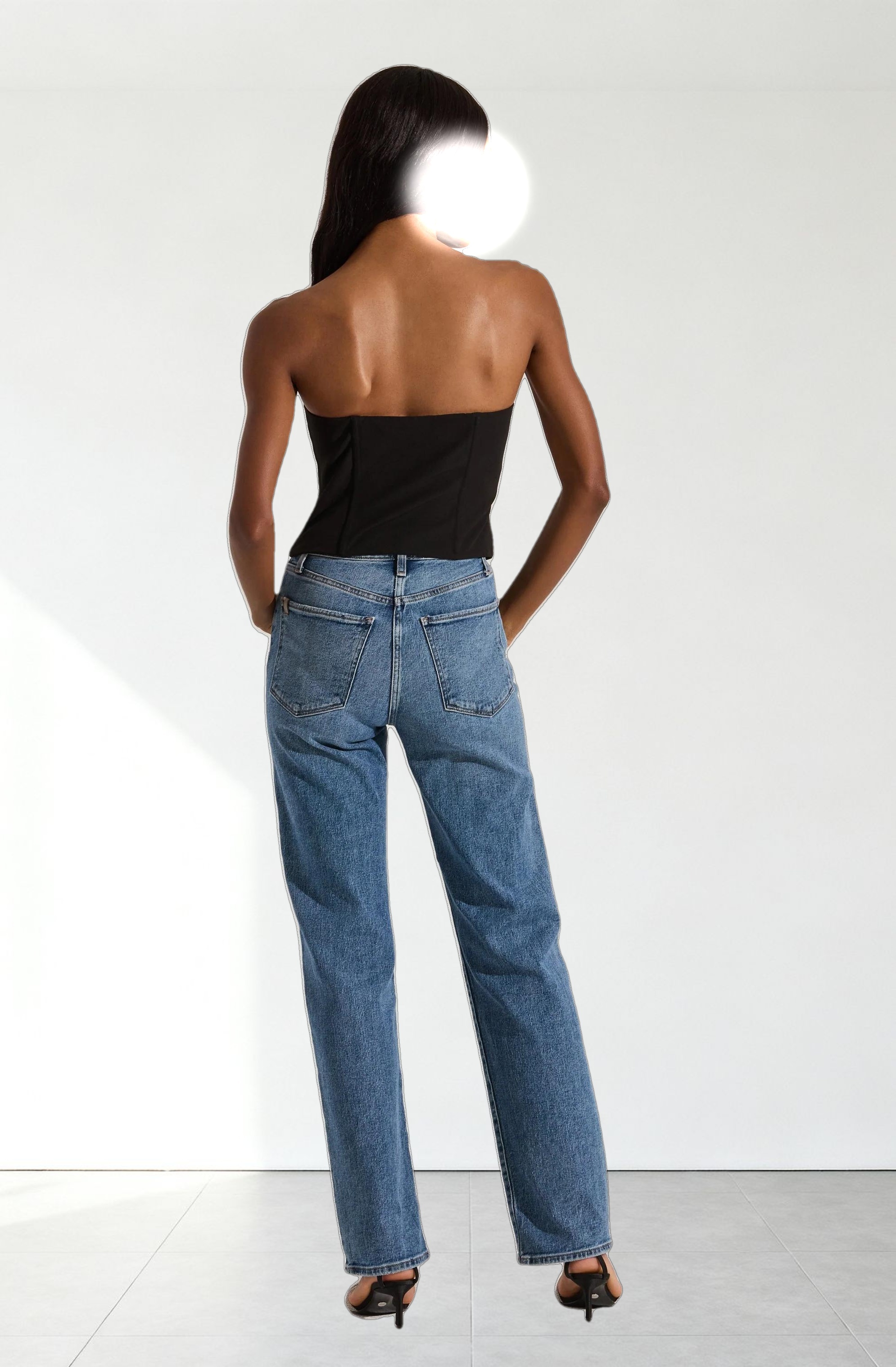 Strapless Bow Bustier Top