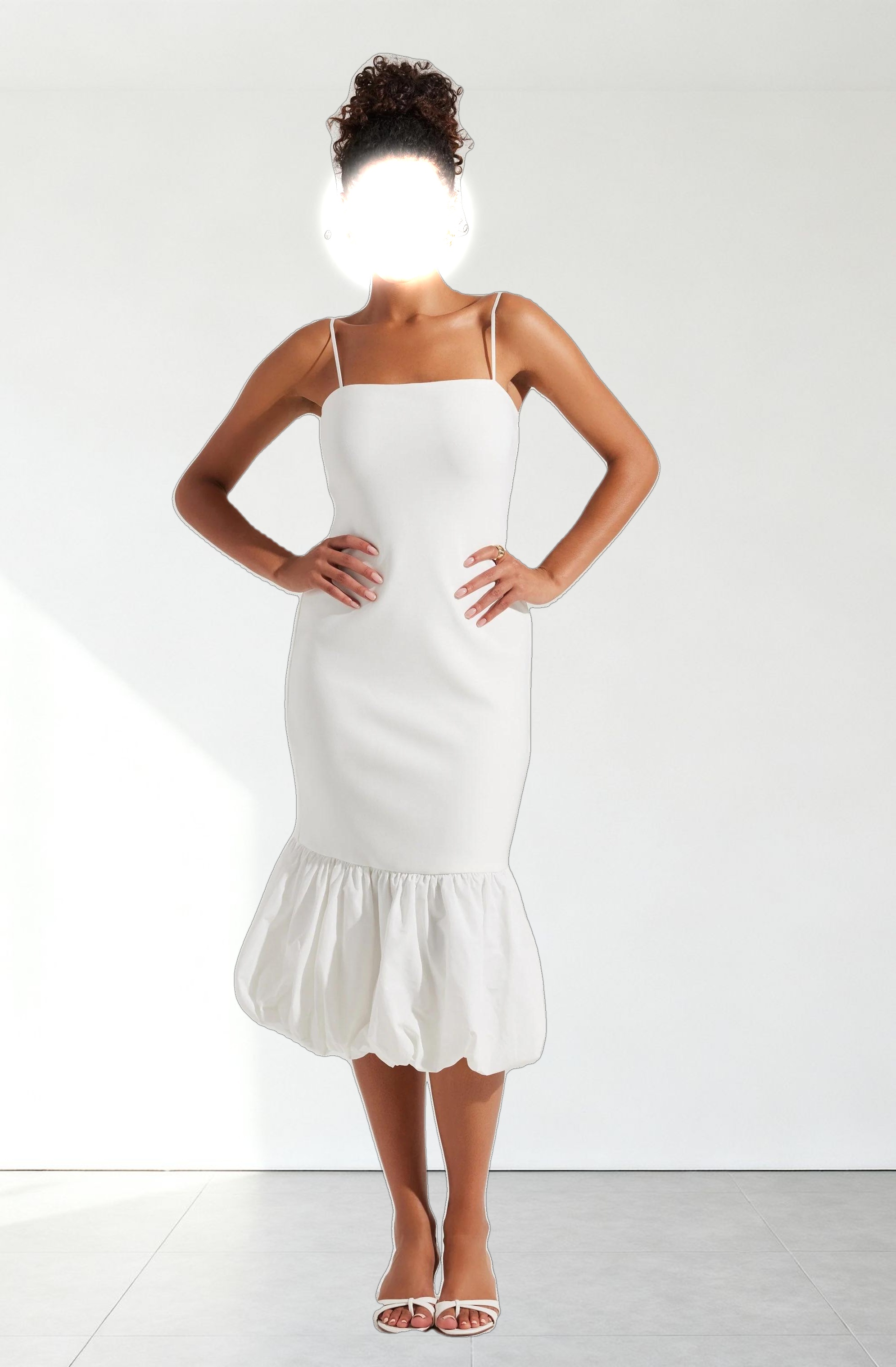 Brittnea Bodycon Bubble Hem Dress