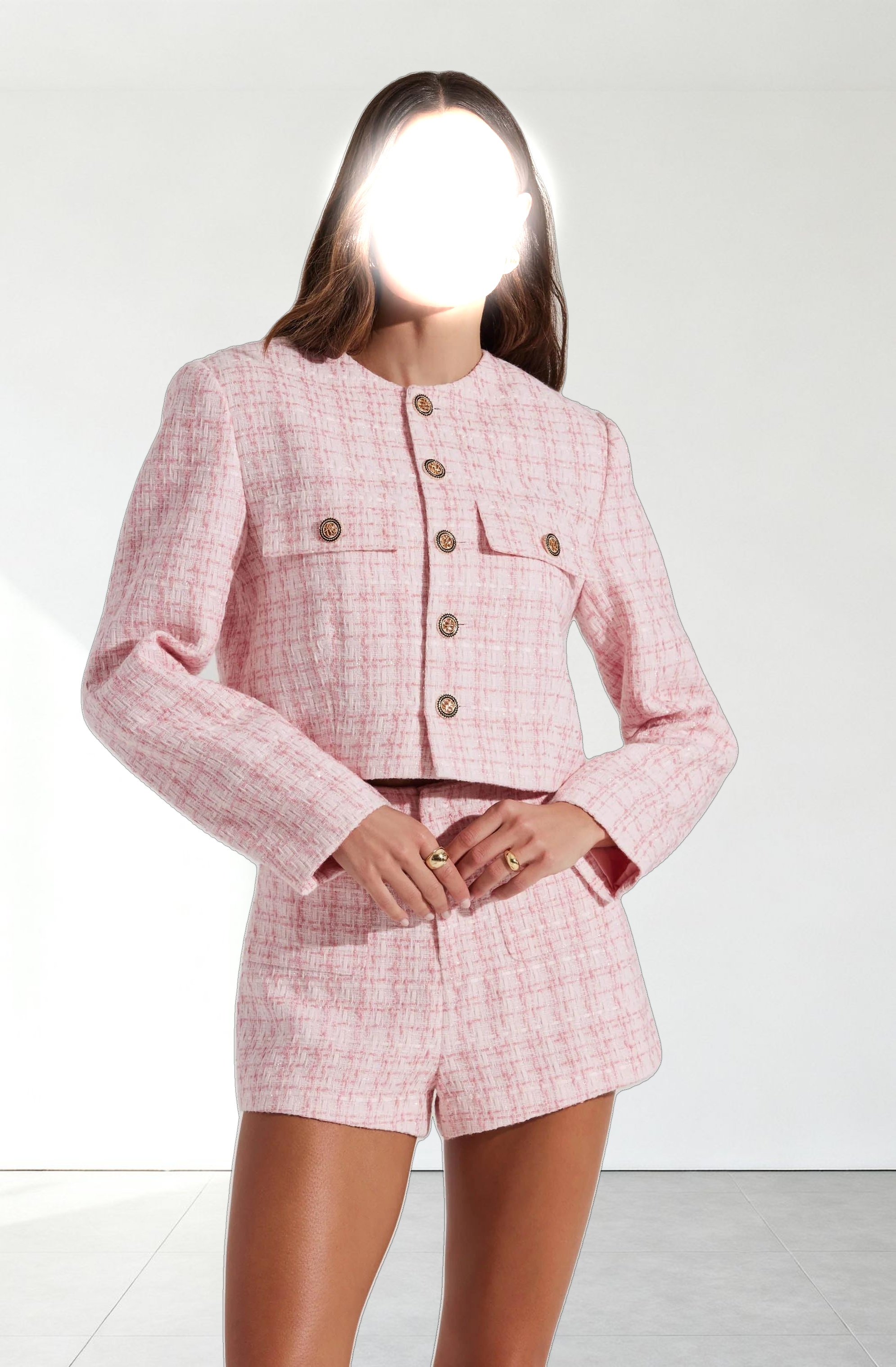 Cropped Tweed Jacket