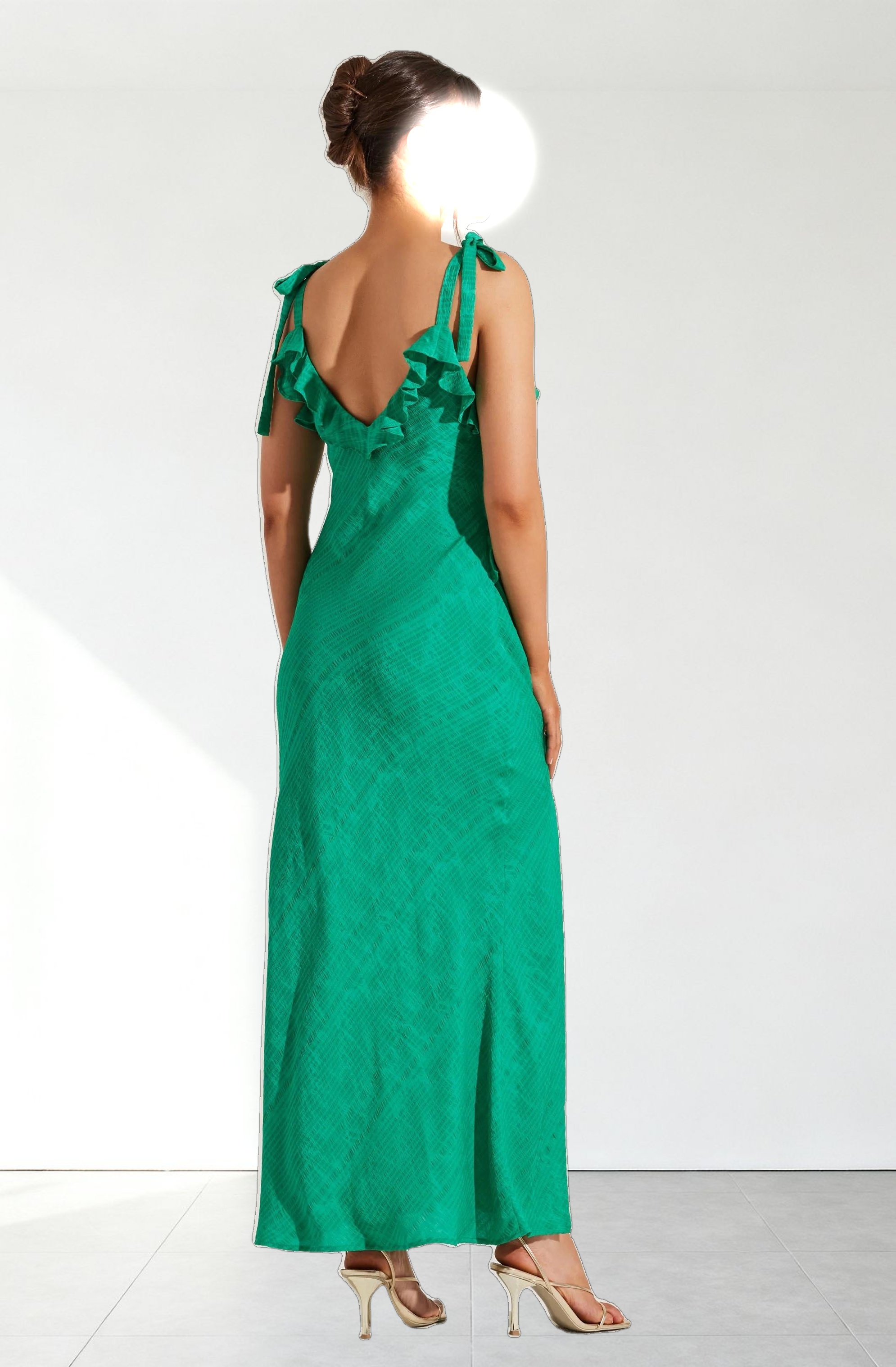 Sorbae Ruffle Maxi Dress