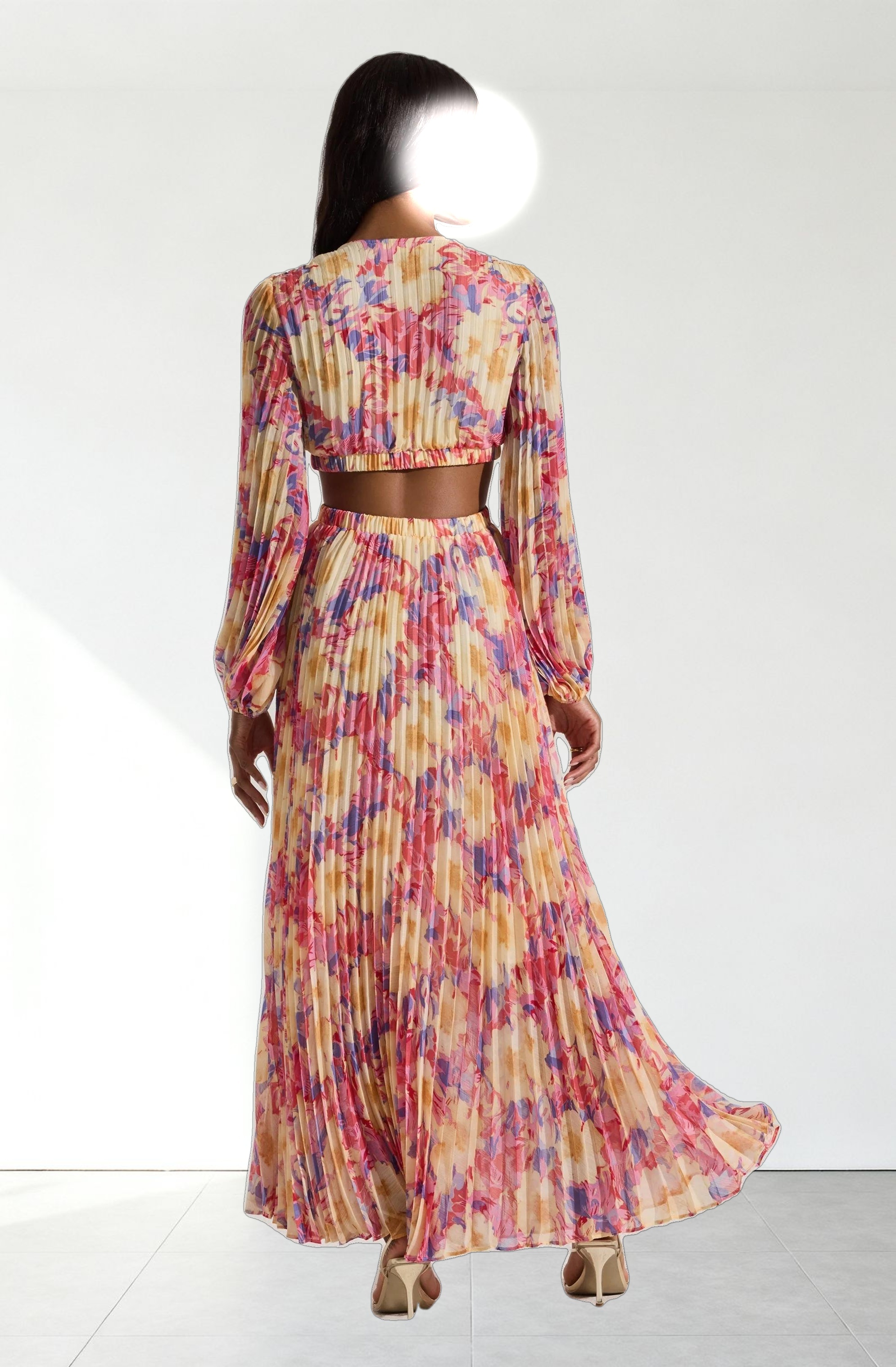 Revery Floral Long Sleeve Maxi Dress