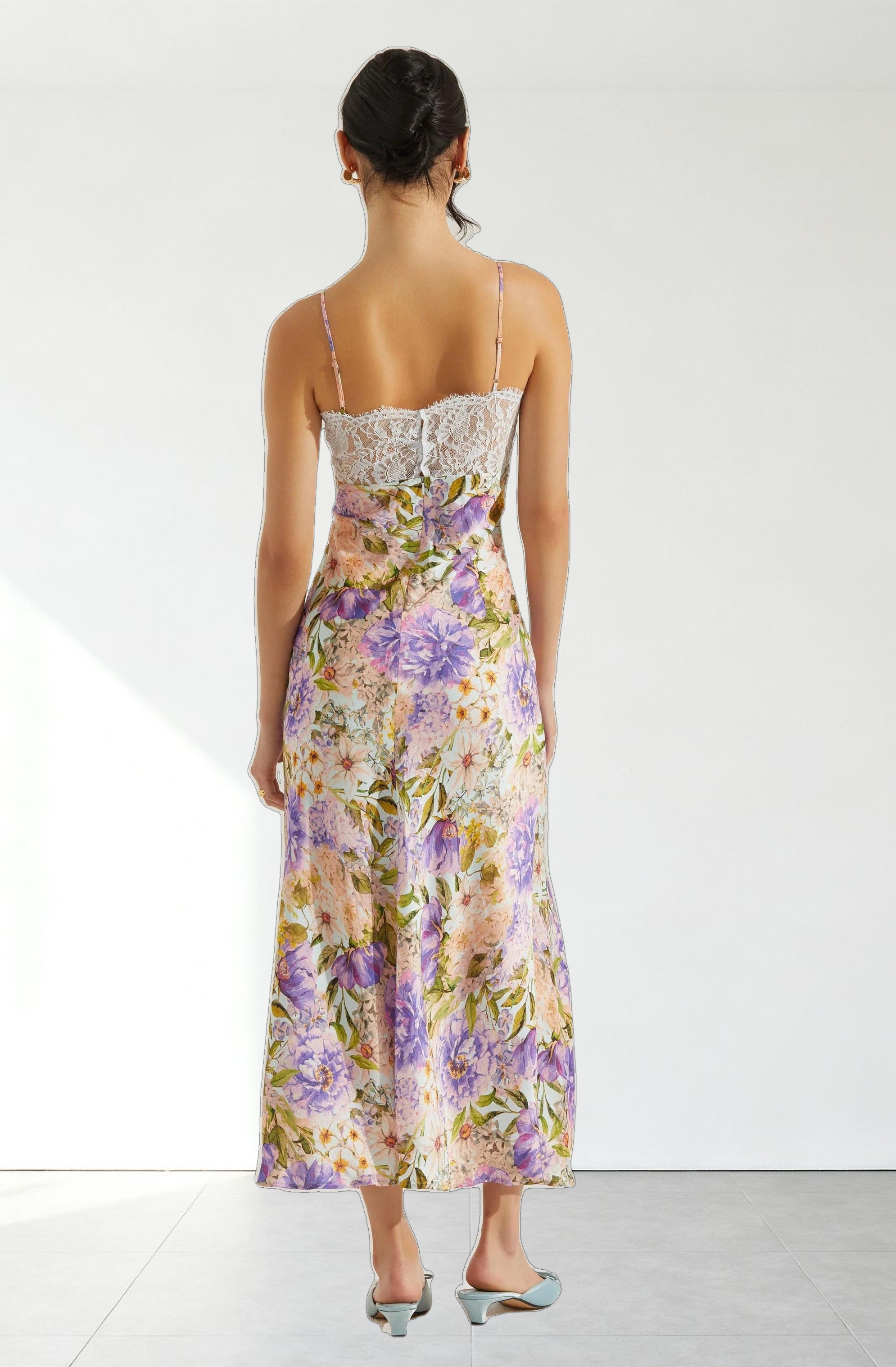 Ivanna Floral Lace Maxi Dress