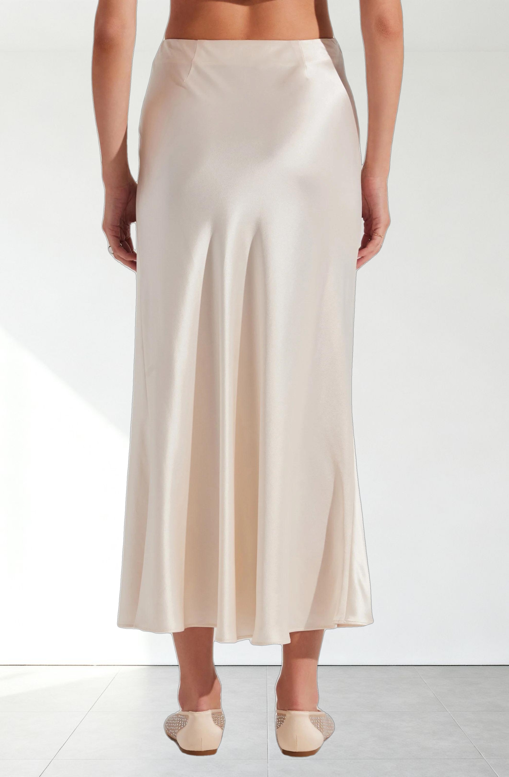 Windey Satin Maxi Skirt