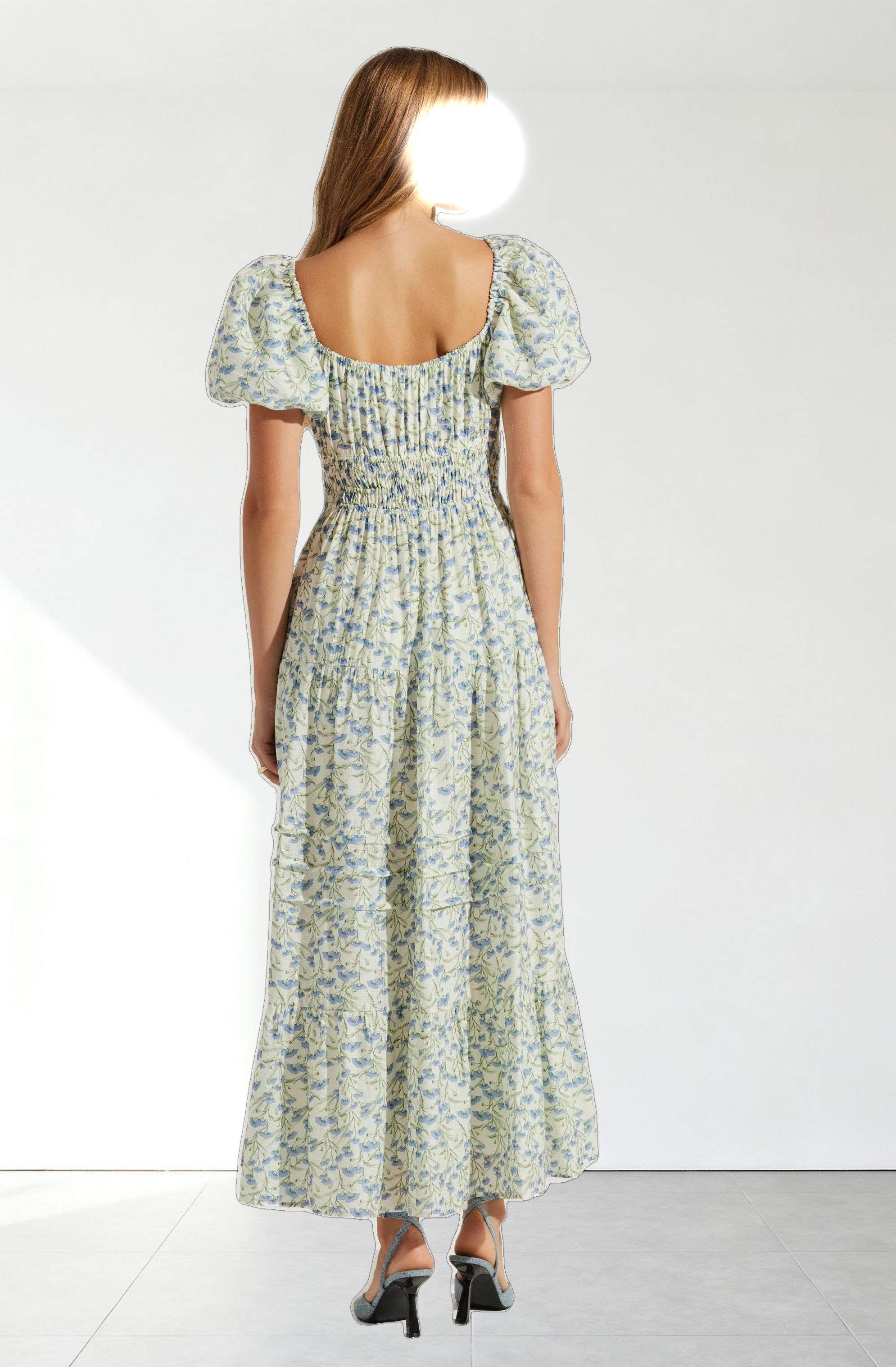 Florentina Floral Tiered Maxi Dress