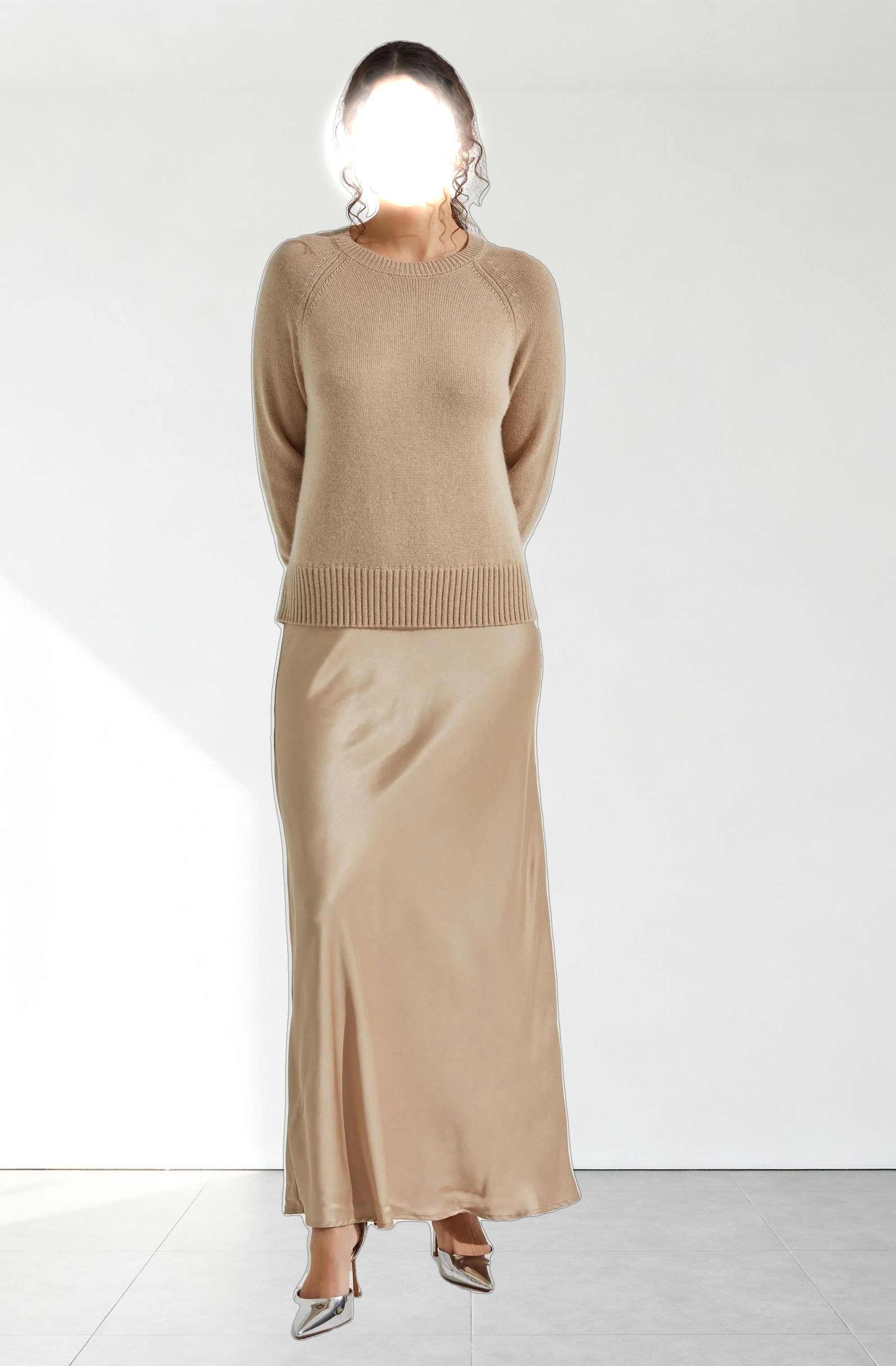 Helene Mixed Media Maxi Dress