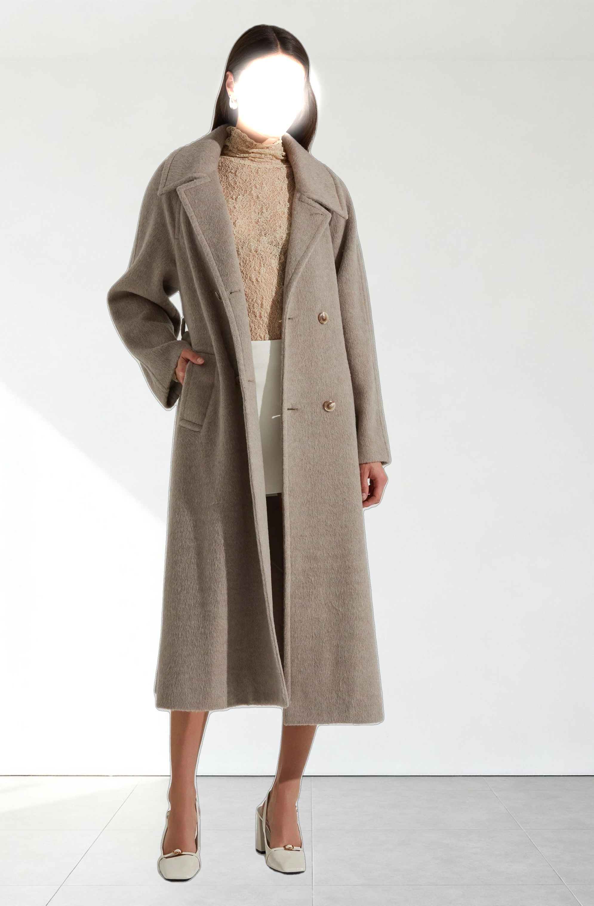 Seeley Double Breasted Longline Coat