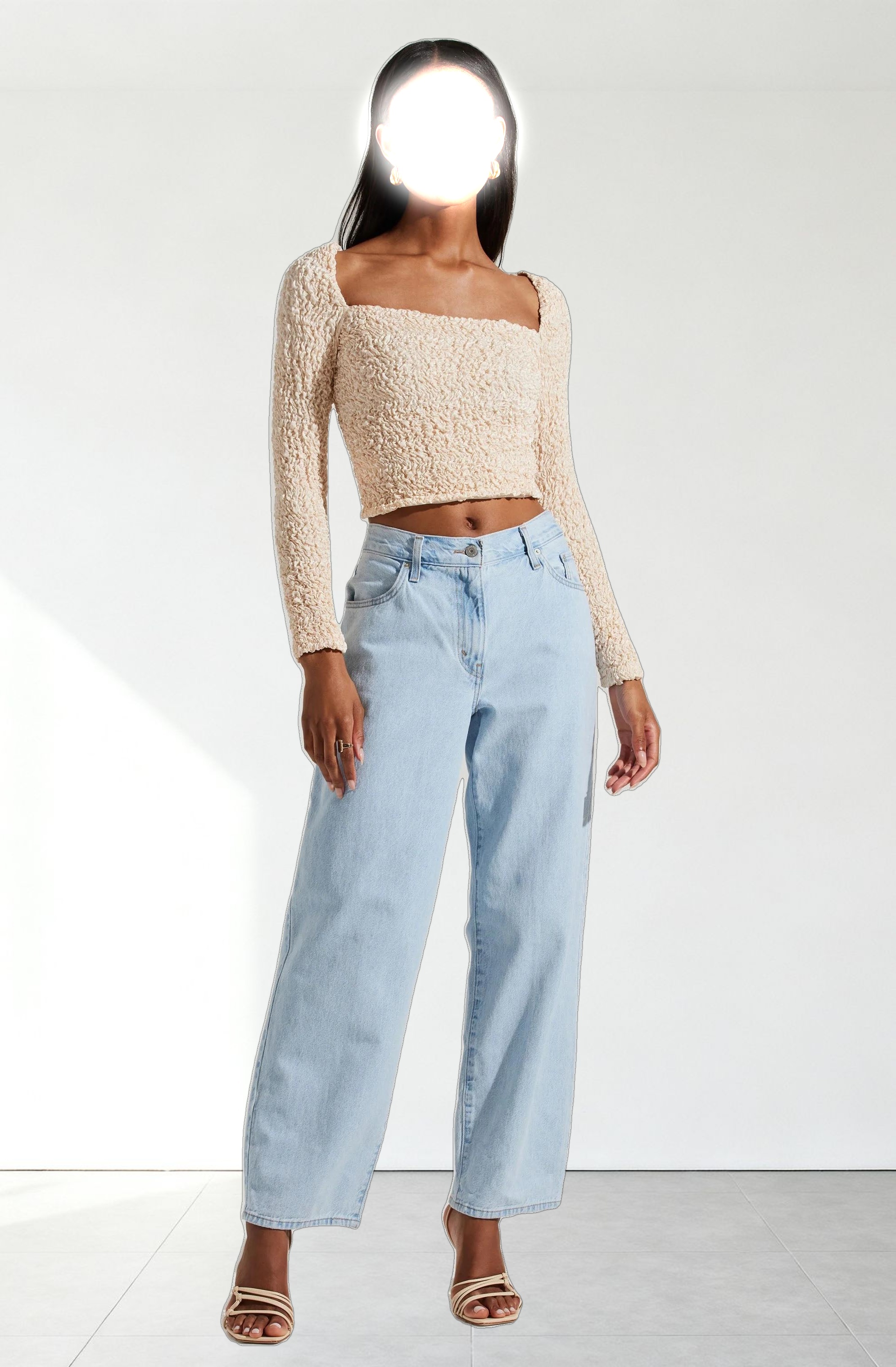 Sorrel Cropped Long Sleeve Top