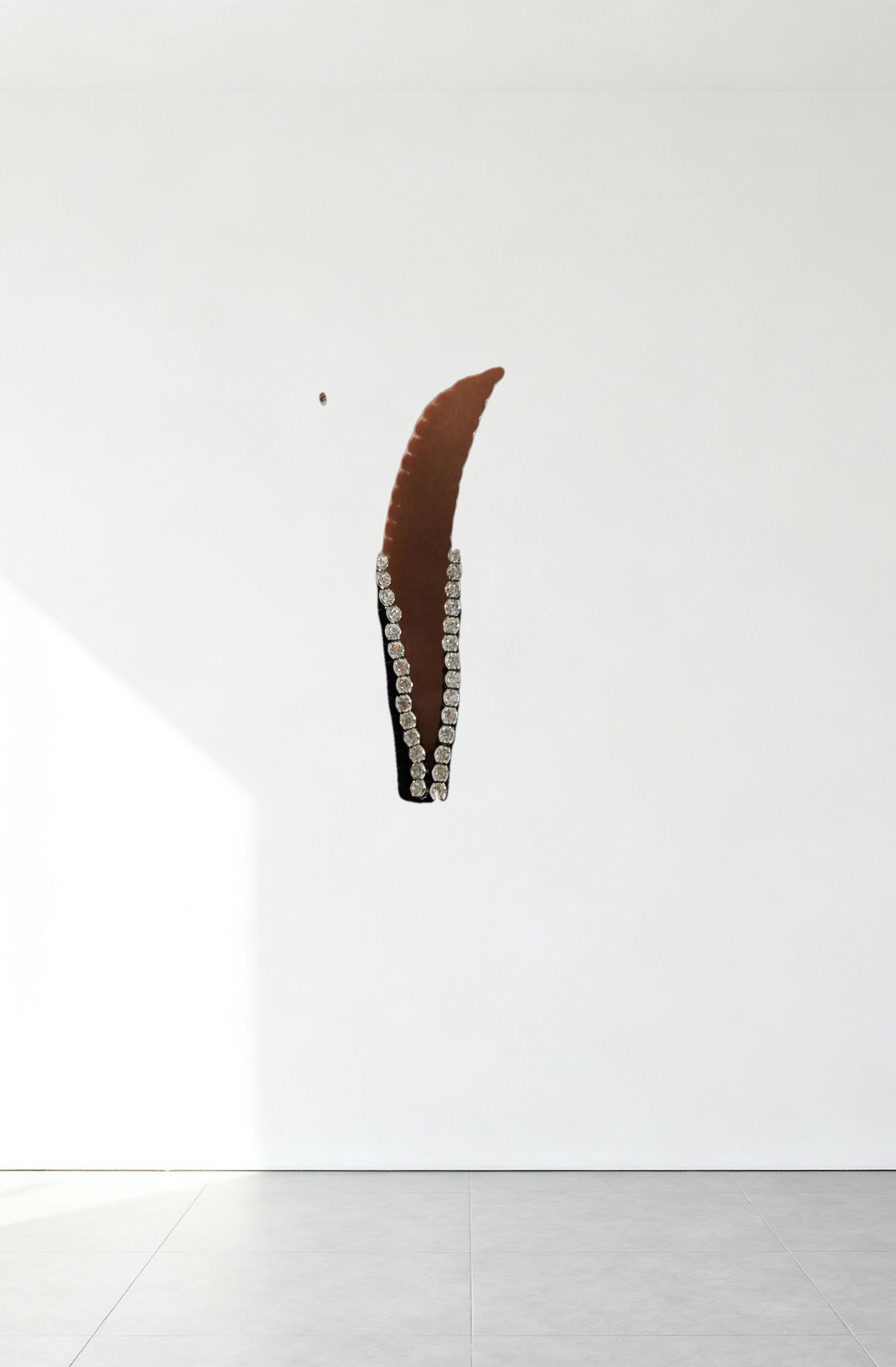 Amell Strapless Rhinestone Trim Top