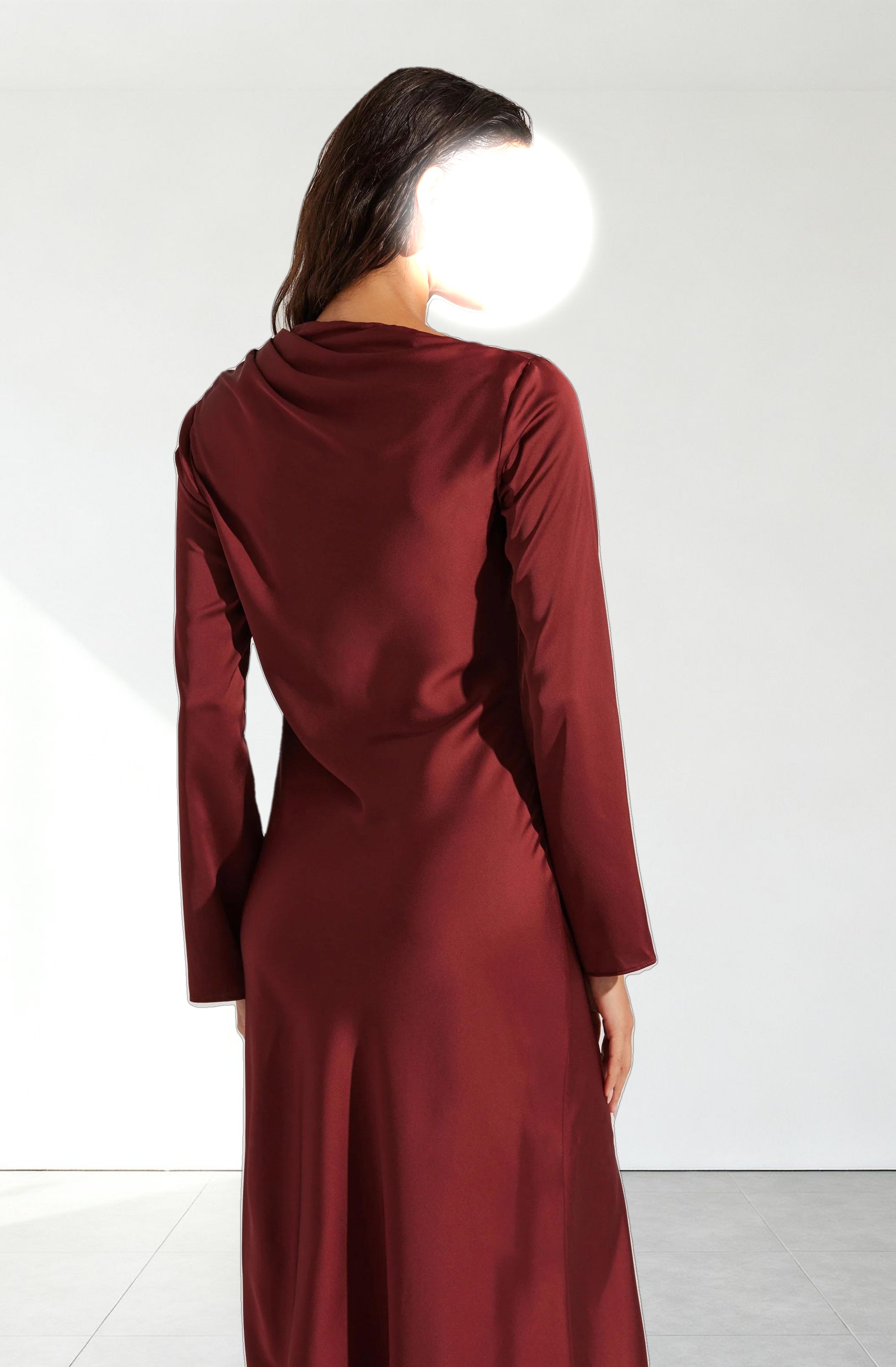 Catriona Satin Maxi Dress