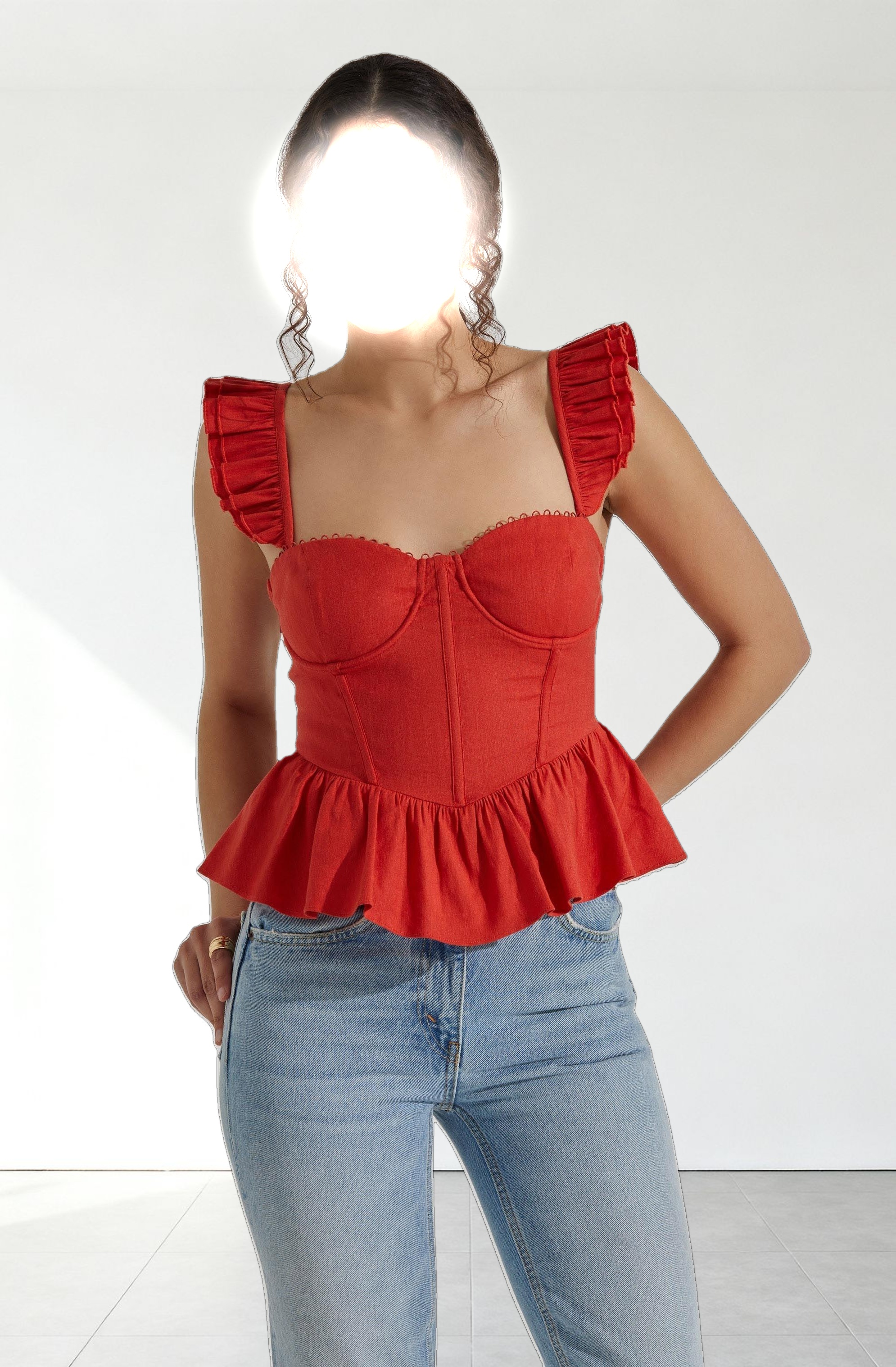 Baylin Peplum Top