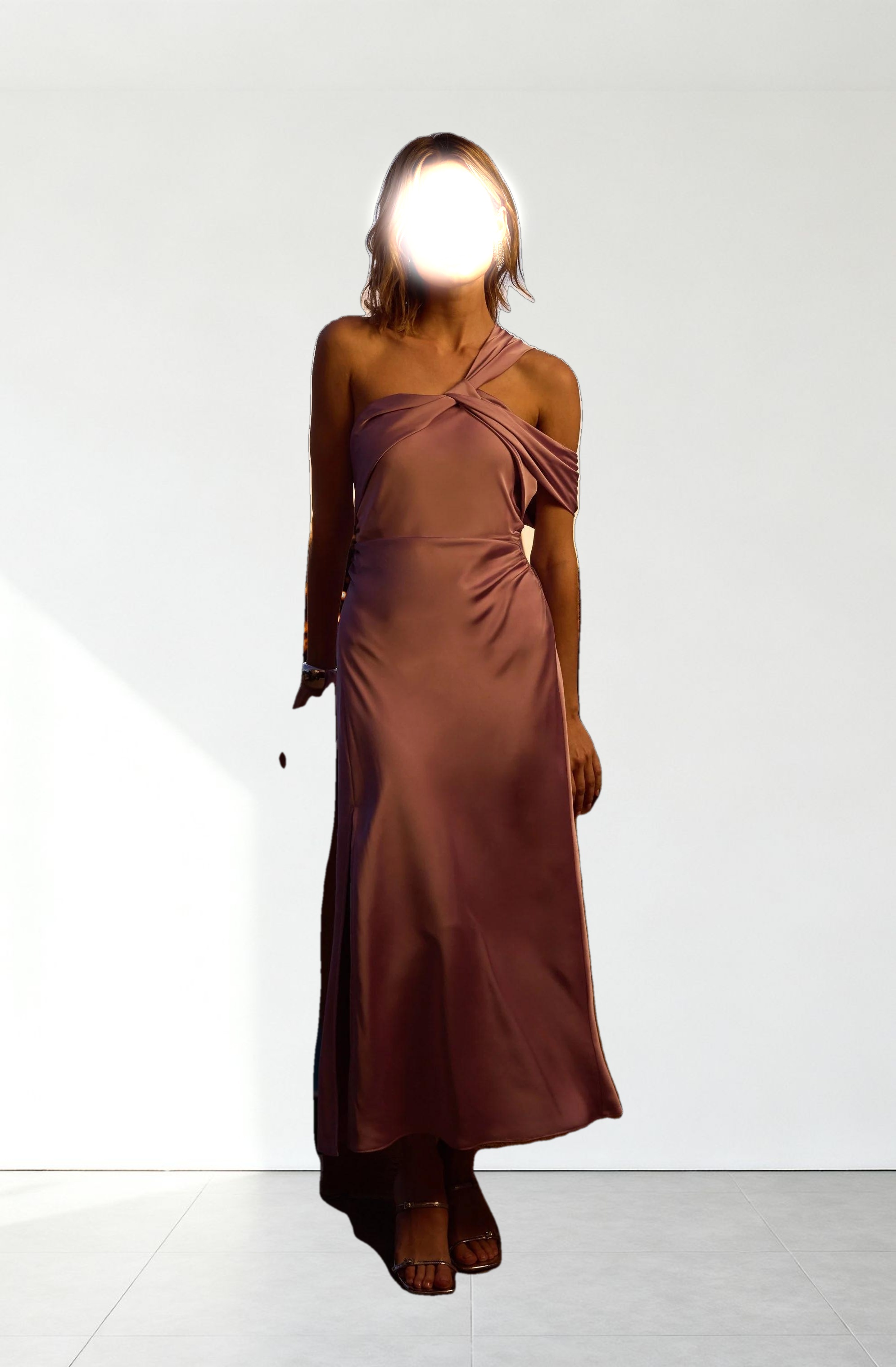 Cersei One Shoulder Midi Dress