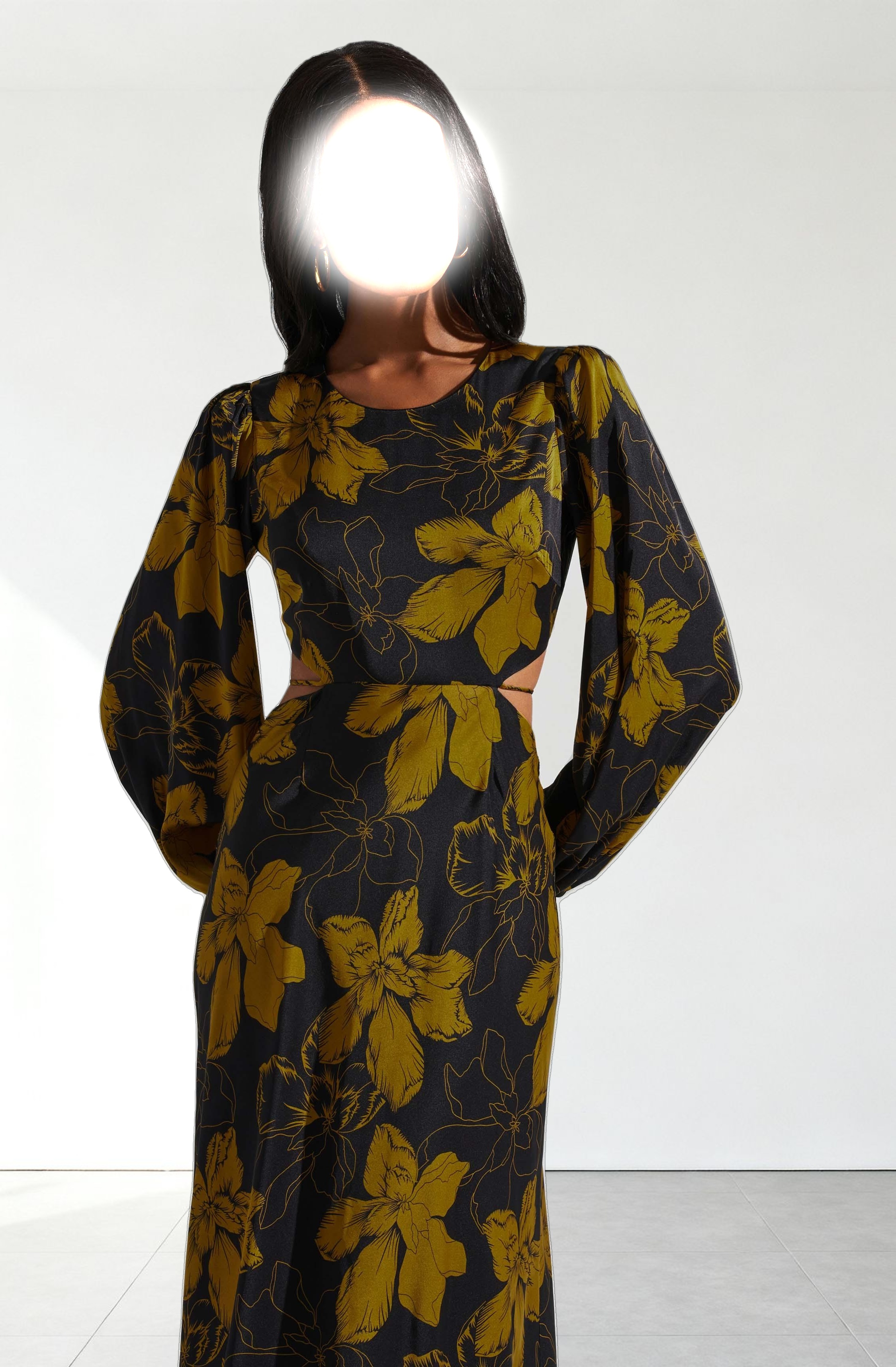 Quinn Floral Cutout Maxi Dress