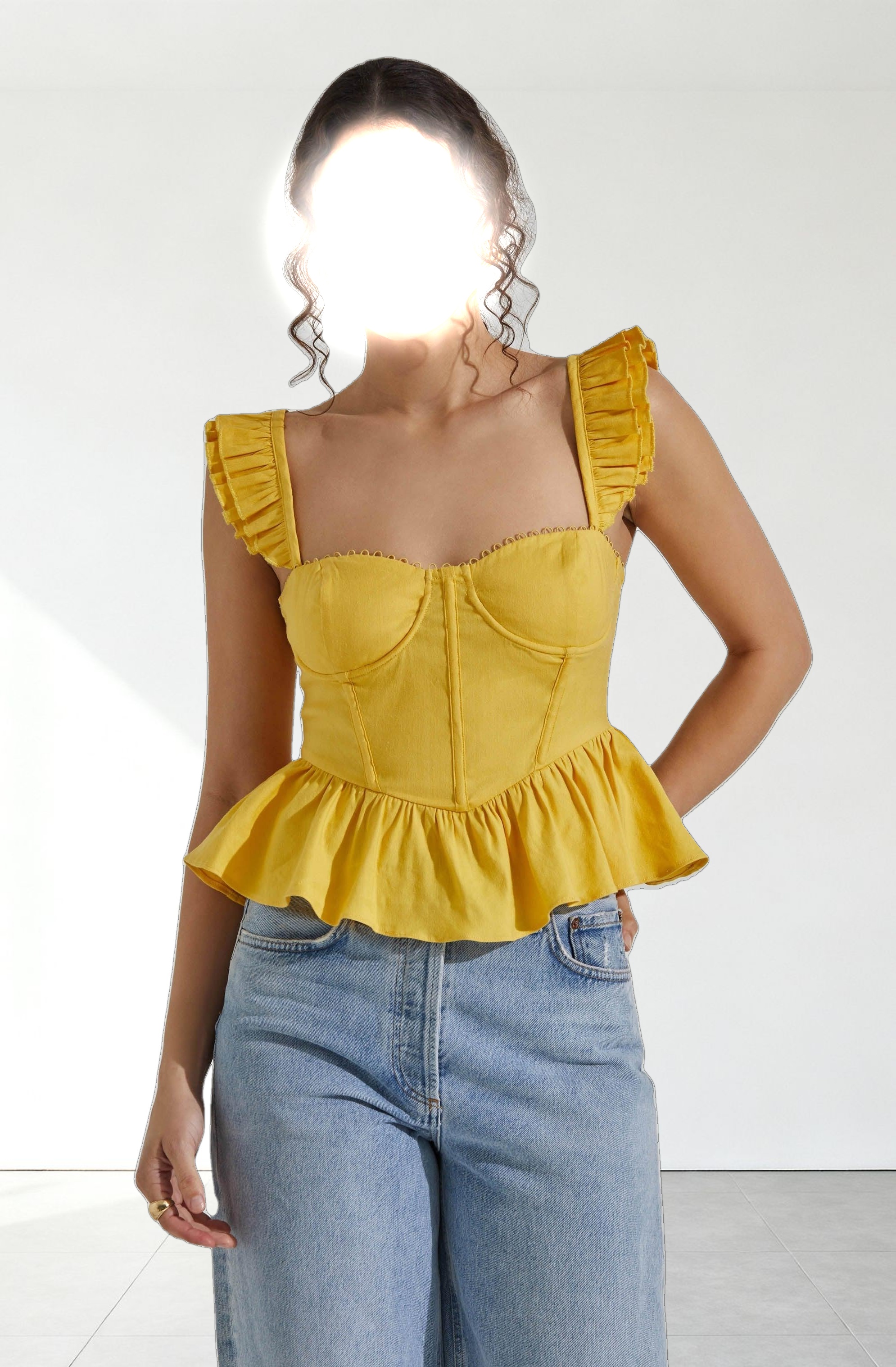 Baylin Peplum Top
