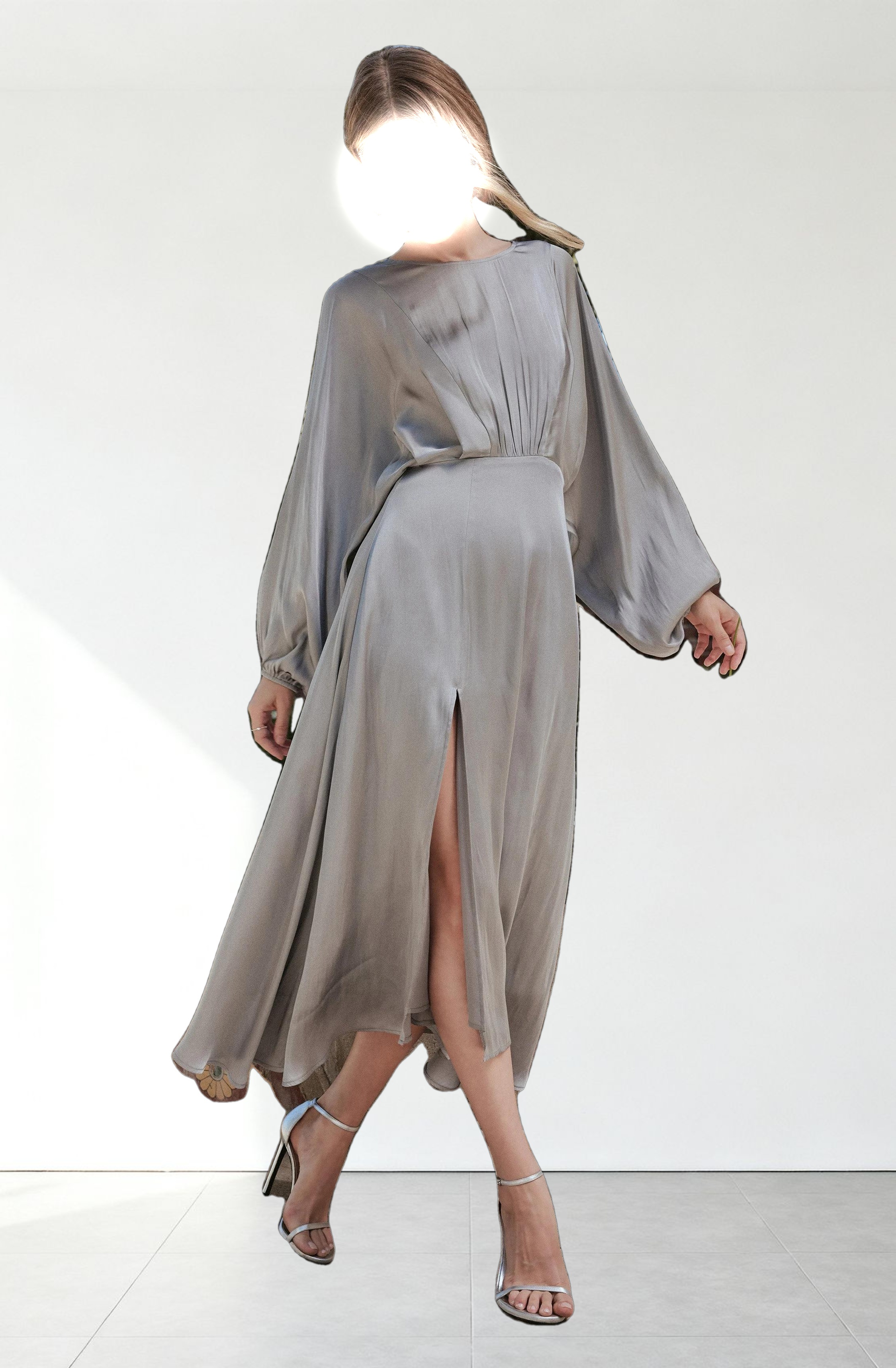 Marin Dolman Sleeve Midi Dress