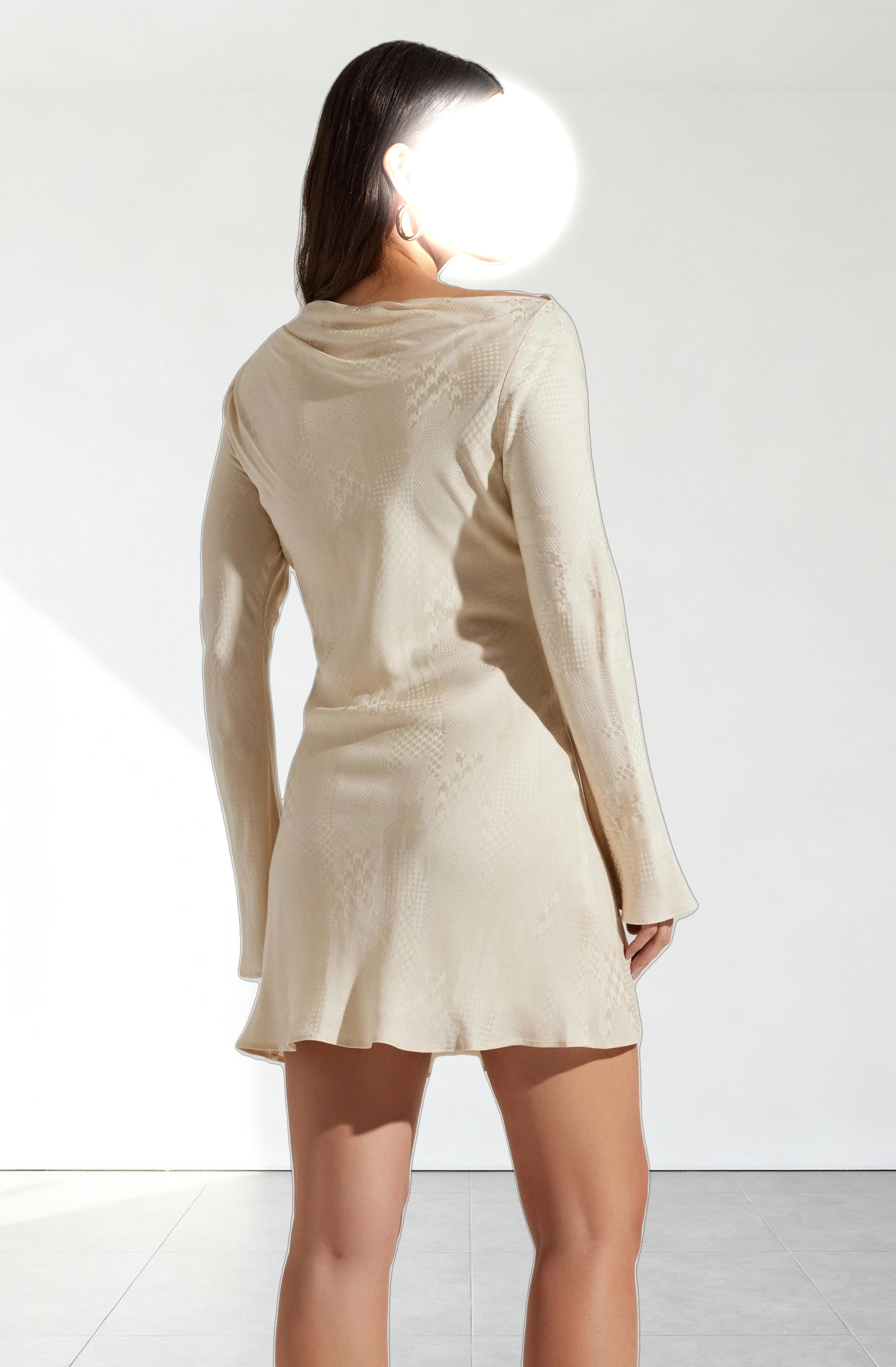 Sakari Bell Sleeve Mini Dress