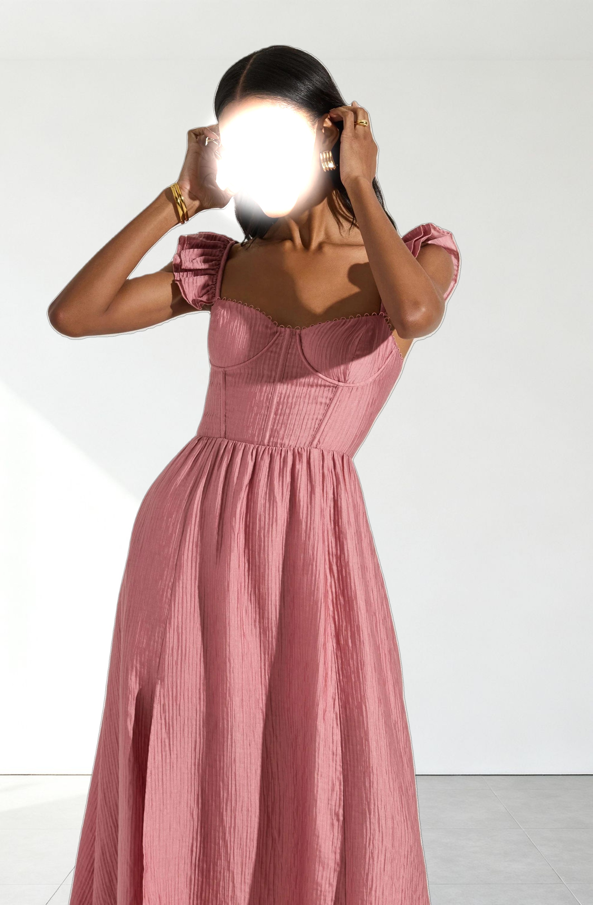 Wedelia Bustier Midi Dress