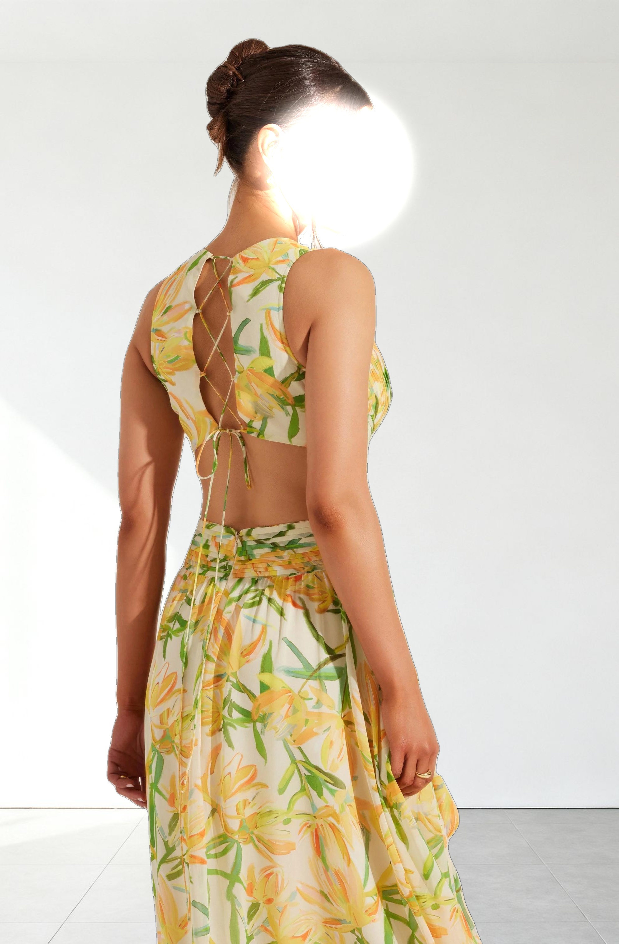 Noya Floral Cutout Maxi Dress