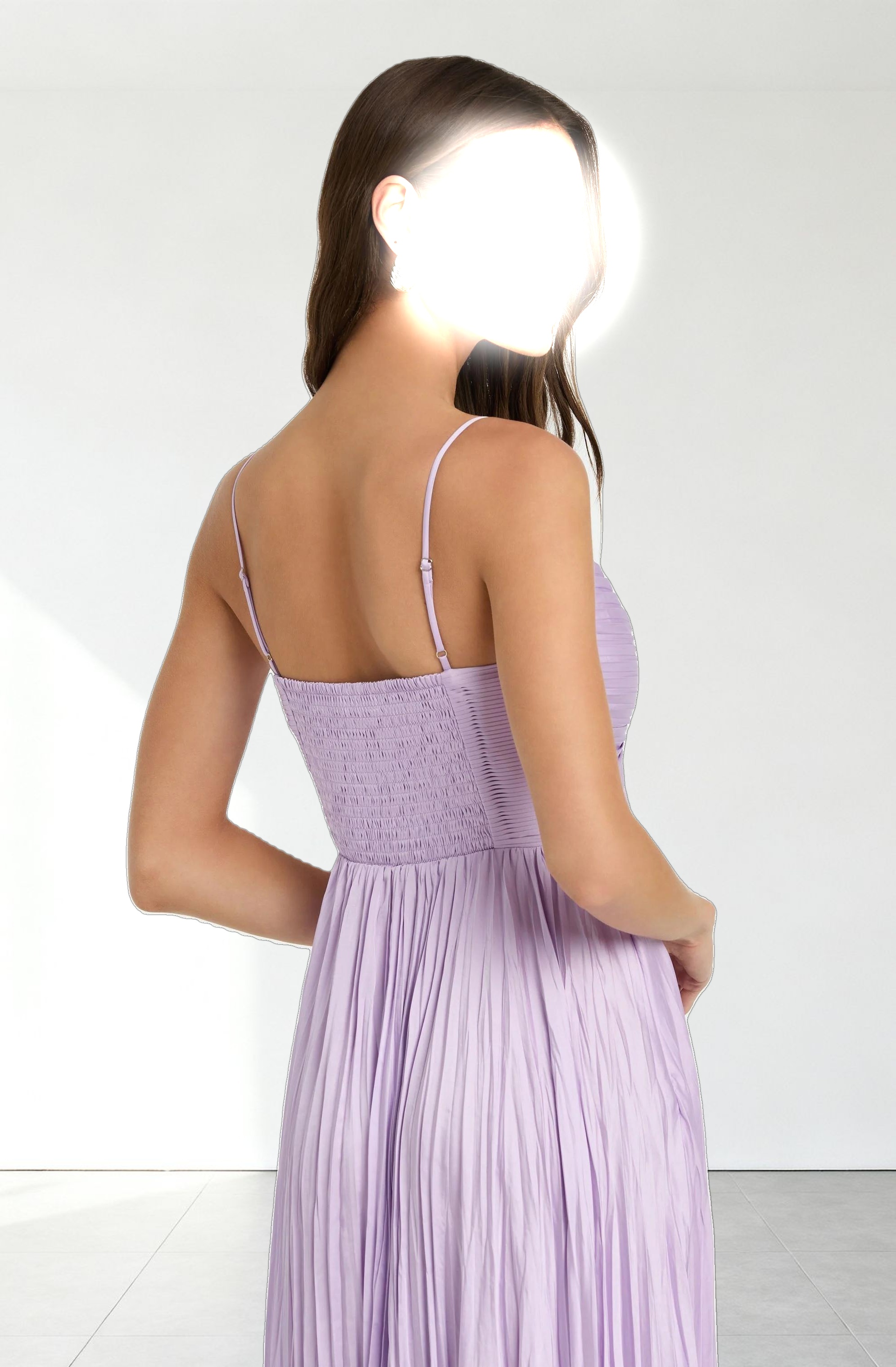 Maeve Pleated Midi Dress