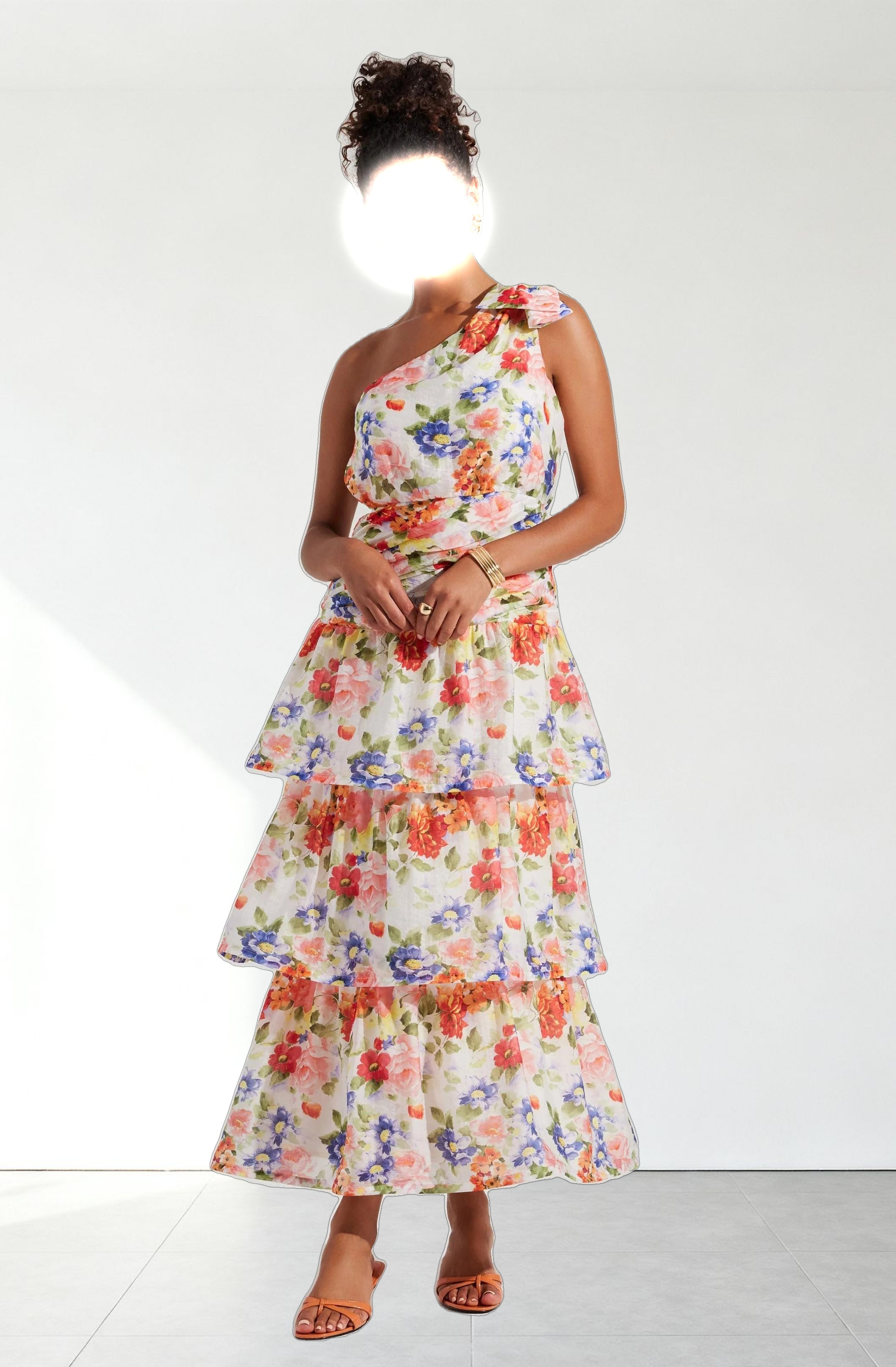 Natali One Shoulder Maxi Dress