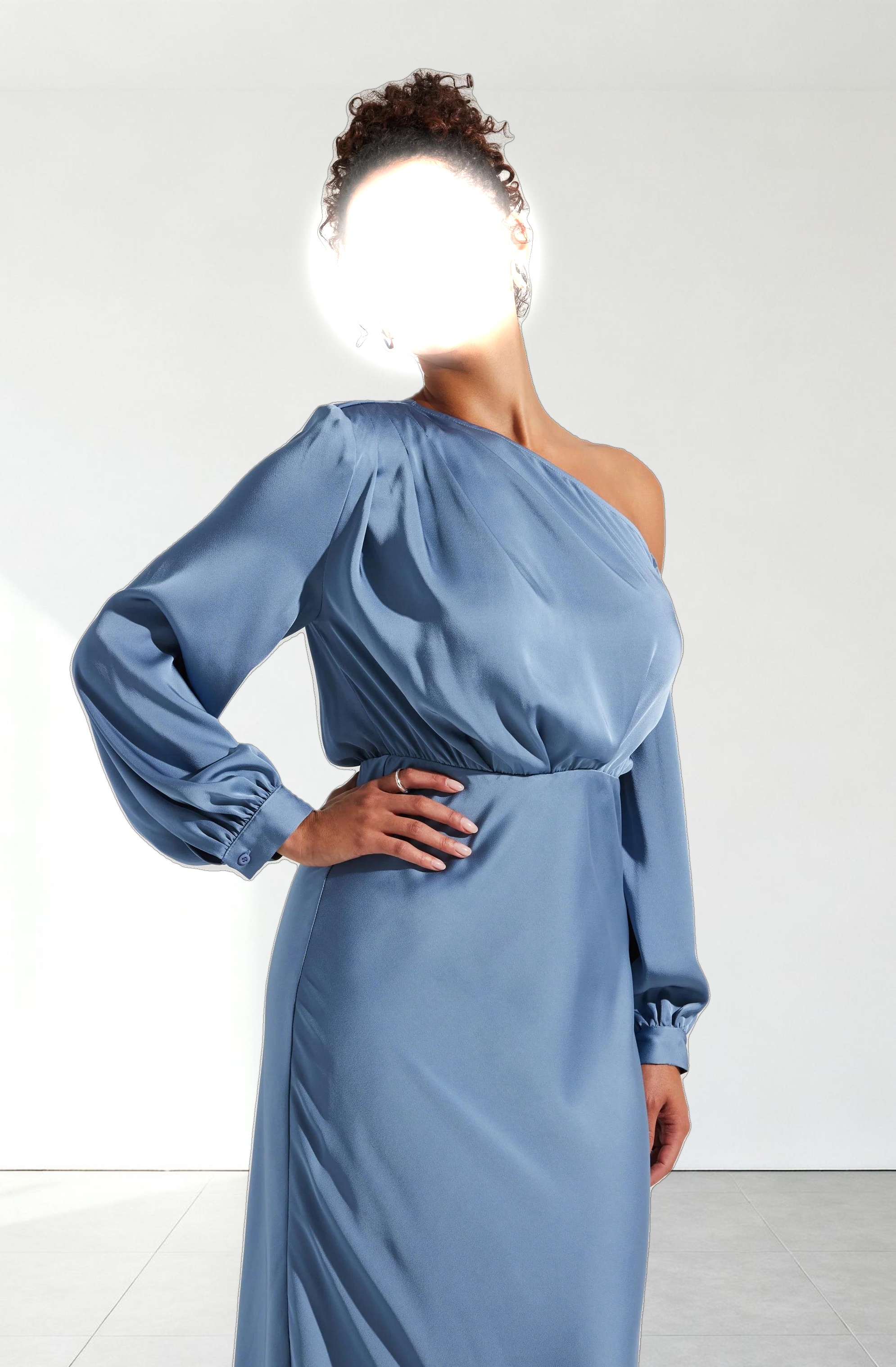 Elwood Satin Off Shoulder Dress
