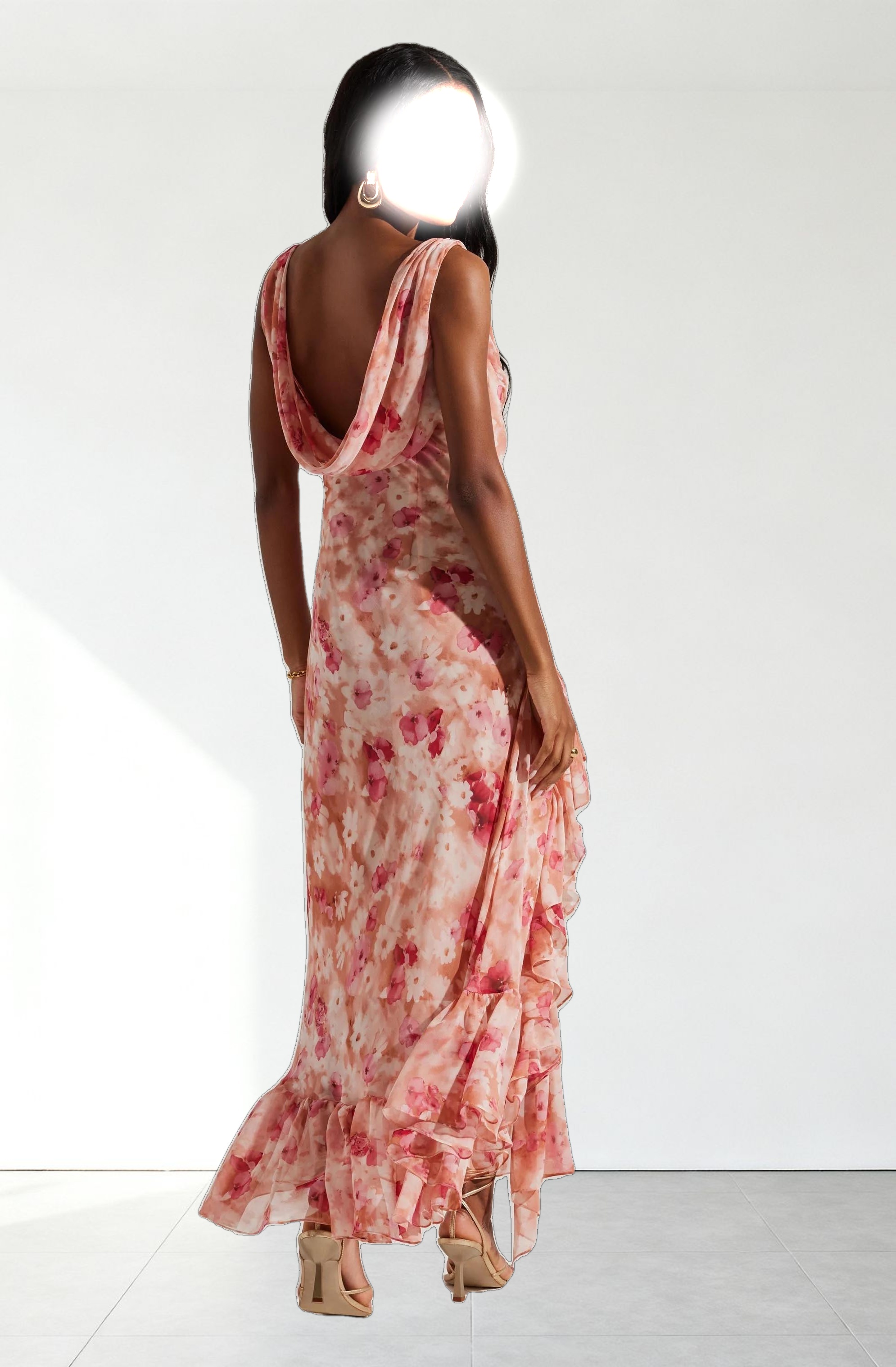 Cecilia Cowl Neck Maxi Dress