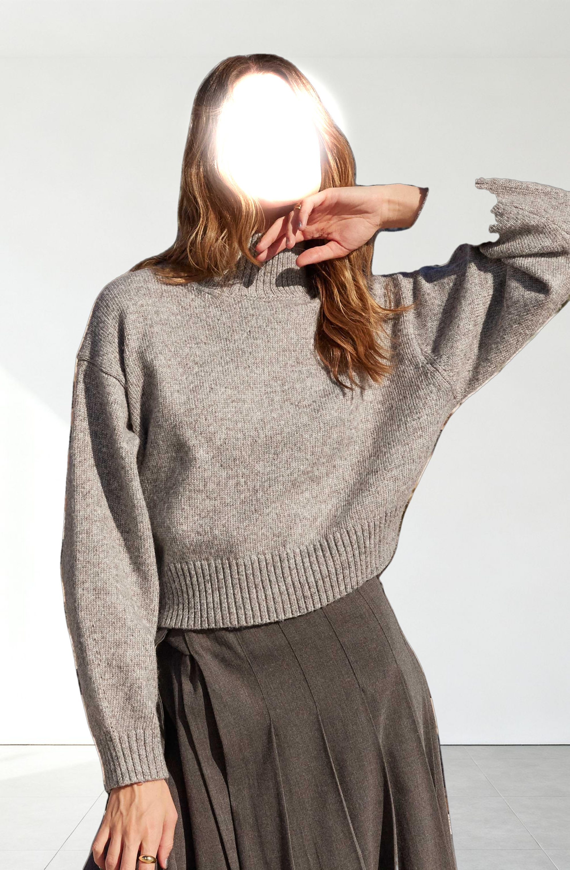 Fiala Mock Neck Sweater