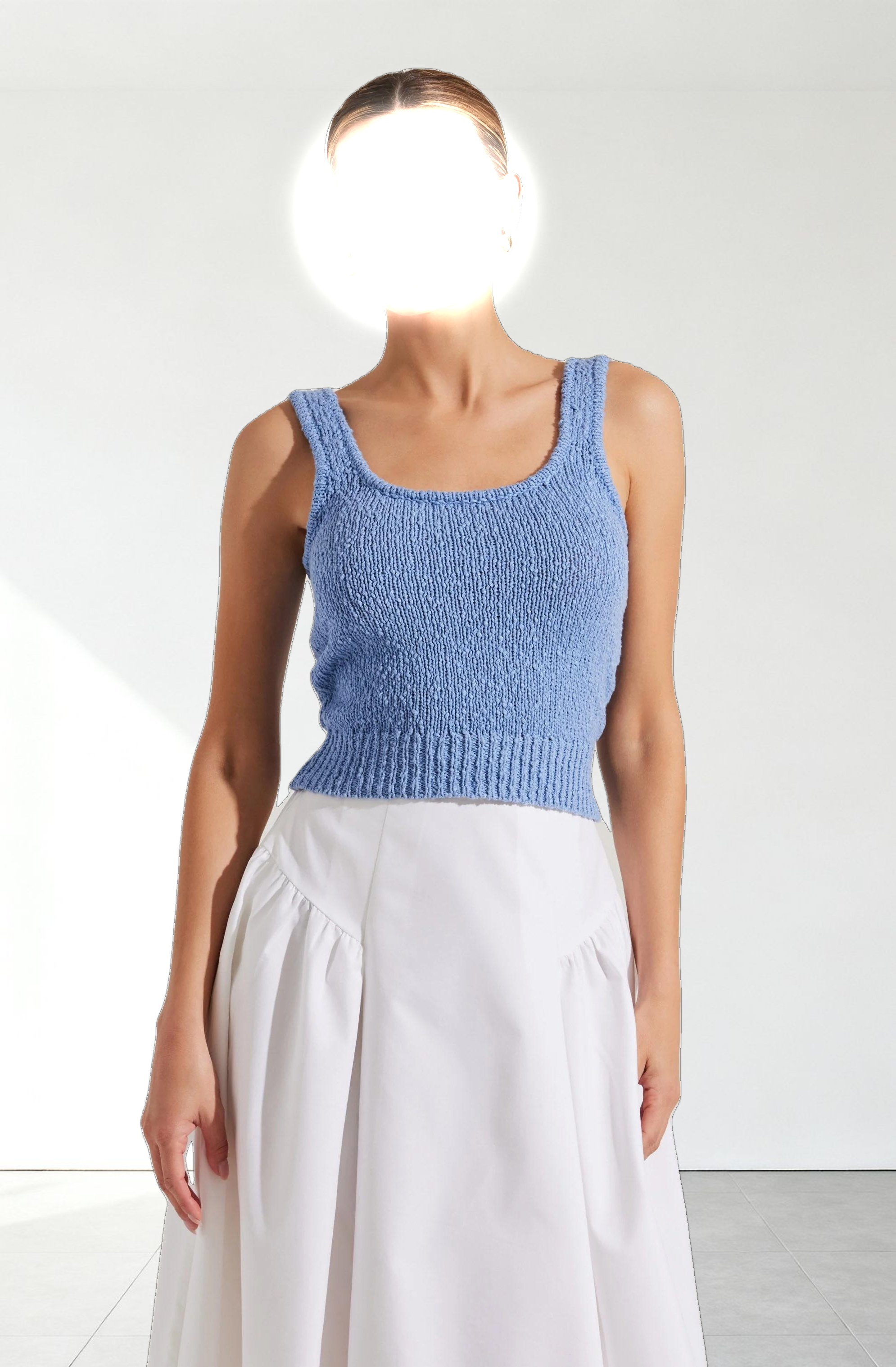 Virgo Textured Sweater Tank