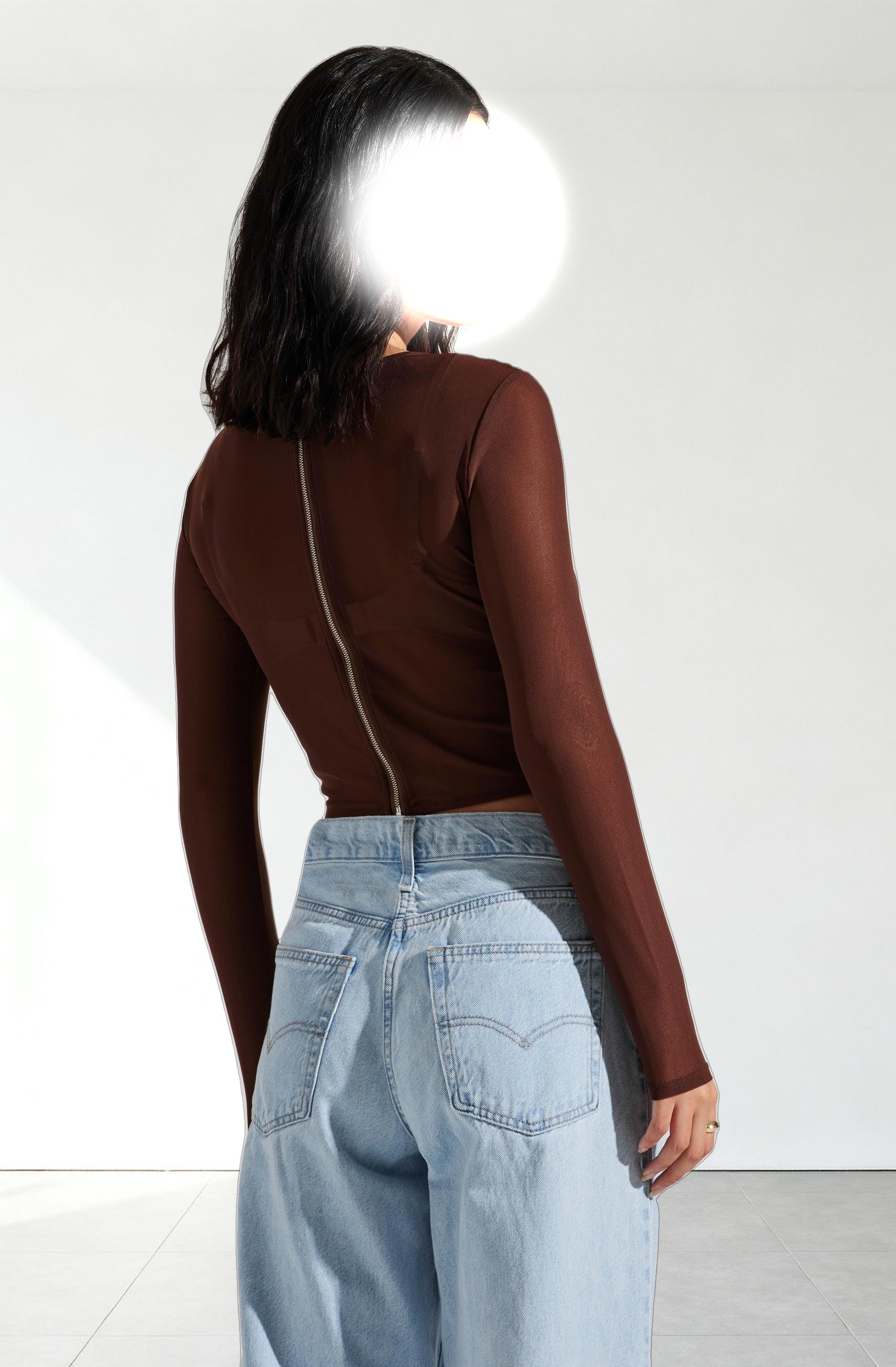 Kezia Corset Long Sleeve Top