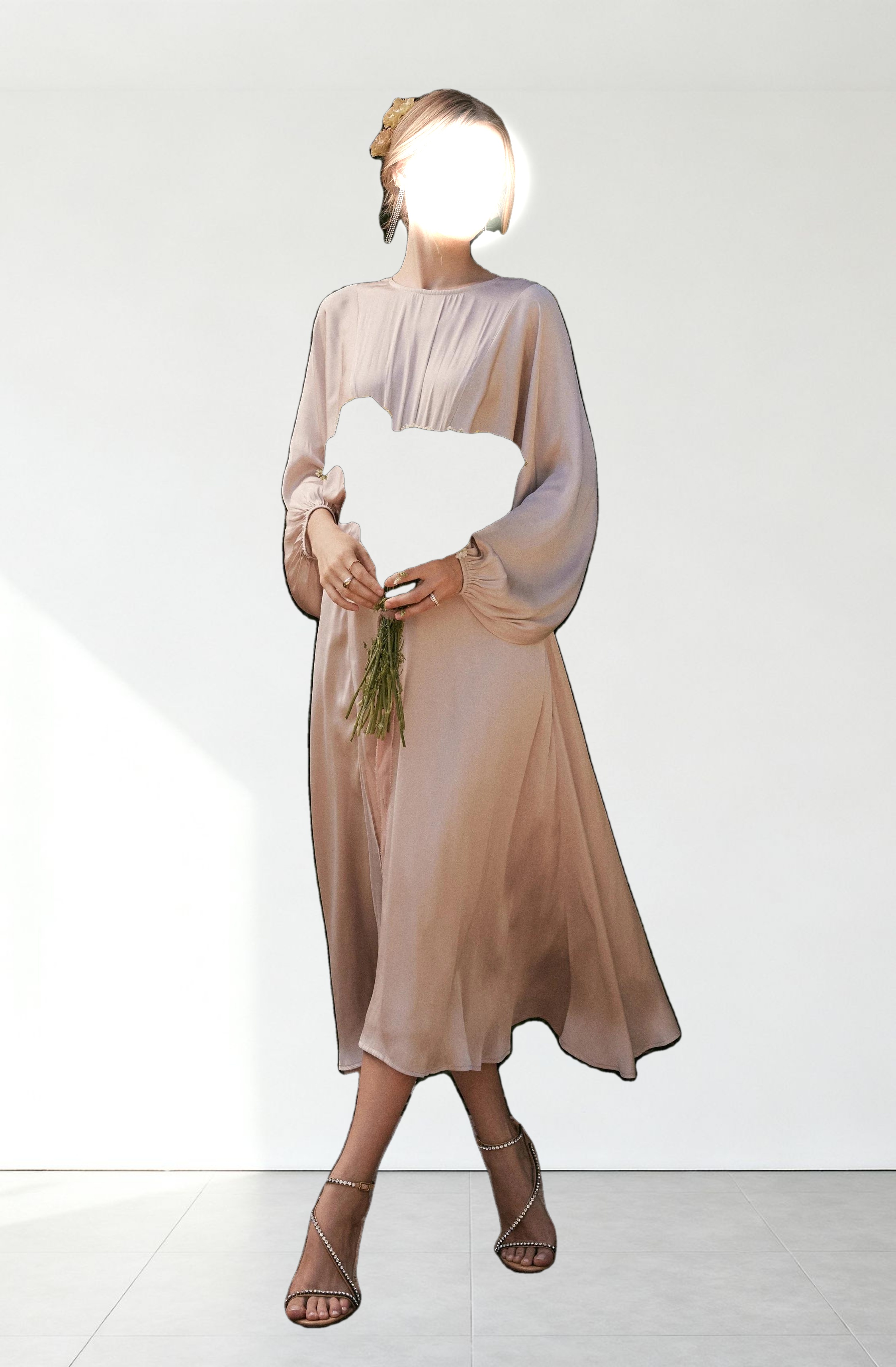 Marin Dolman Sleeve Midi Dress