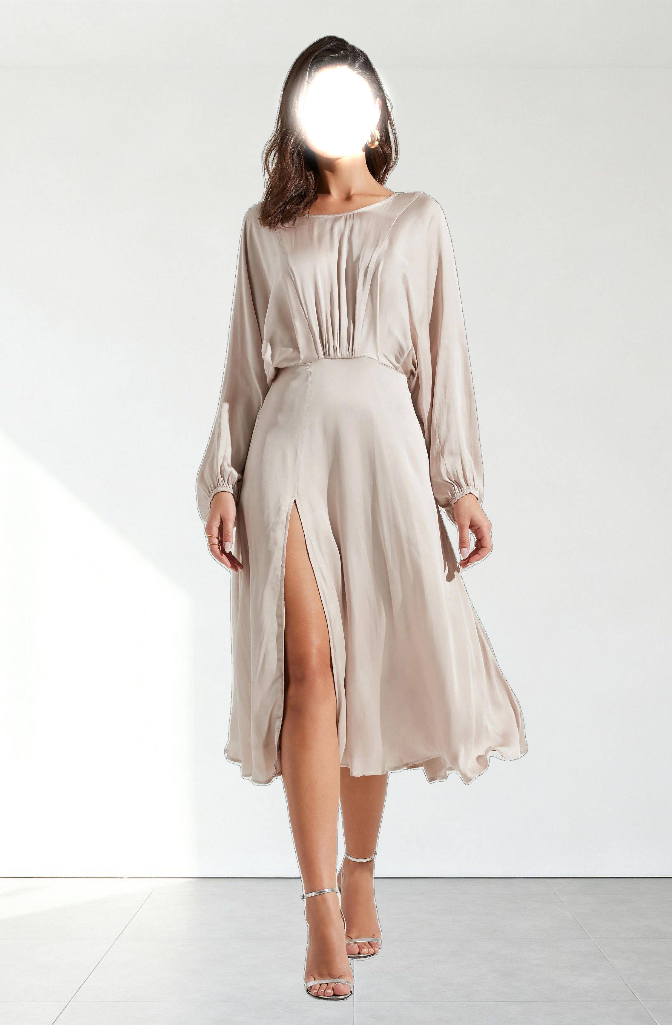 Marin Dolman Sleeve Midi Dress