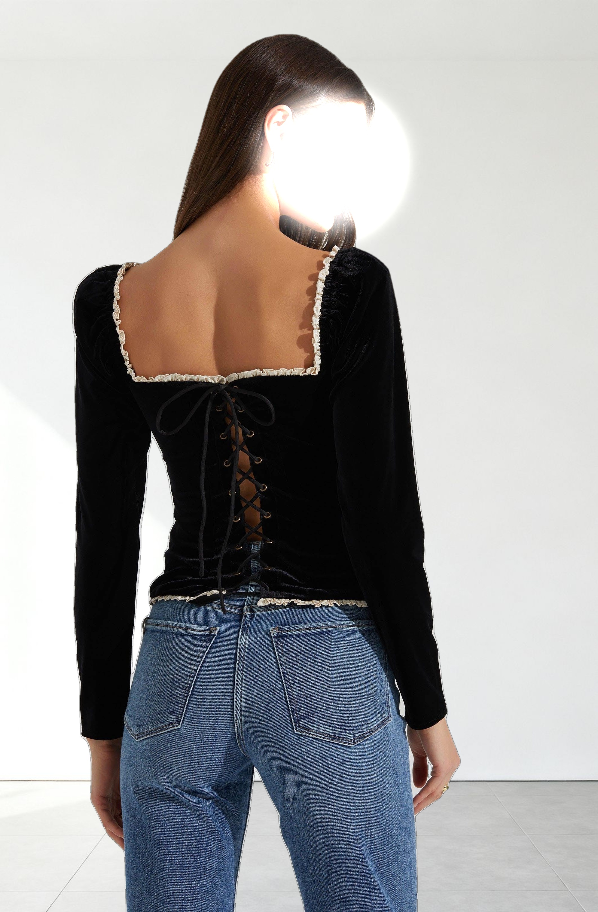 Briella Velvet Corset Top