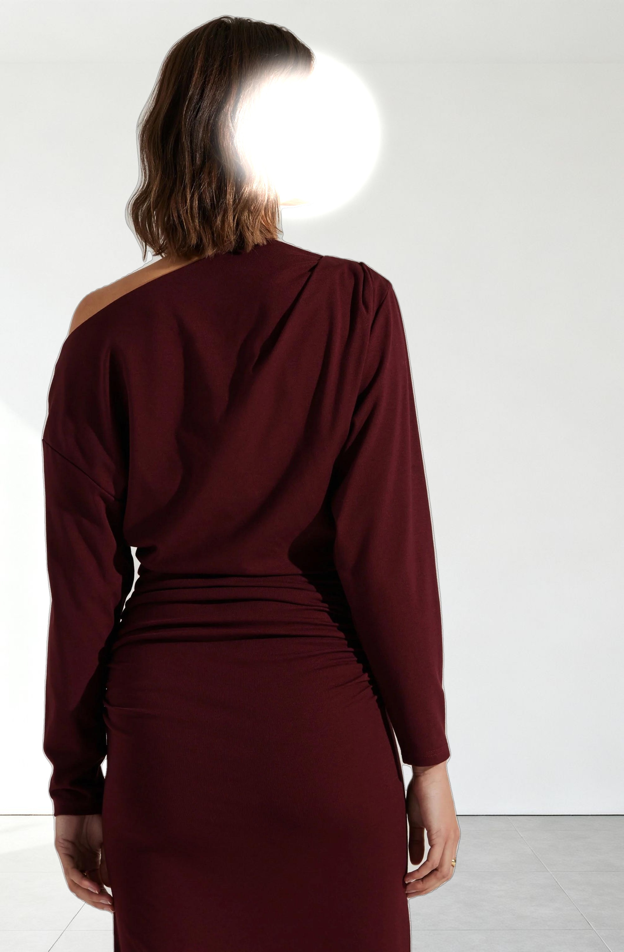 Nary Off Shoulder Midi Dress