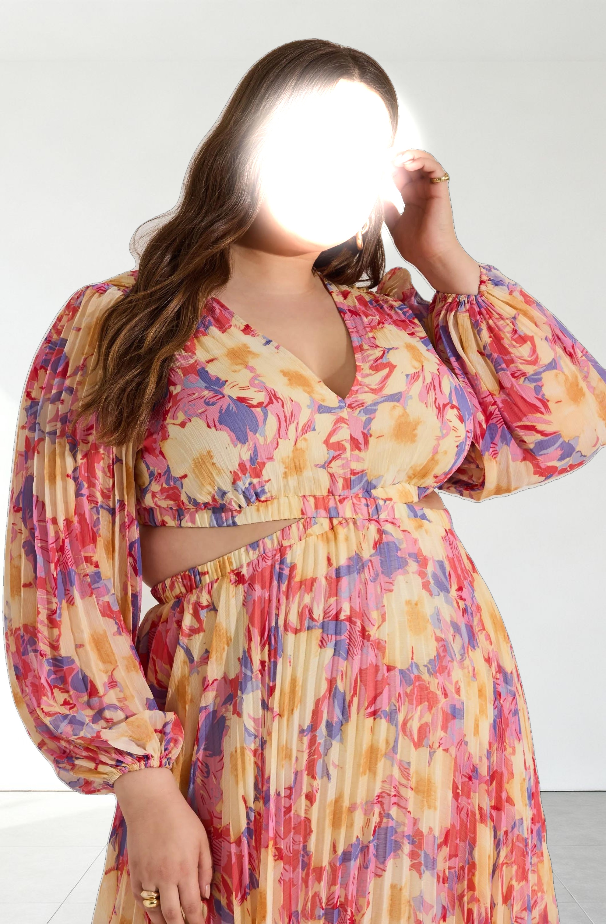 Revery Floral Long Sleeve Maxi Dress