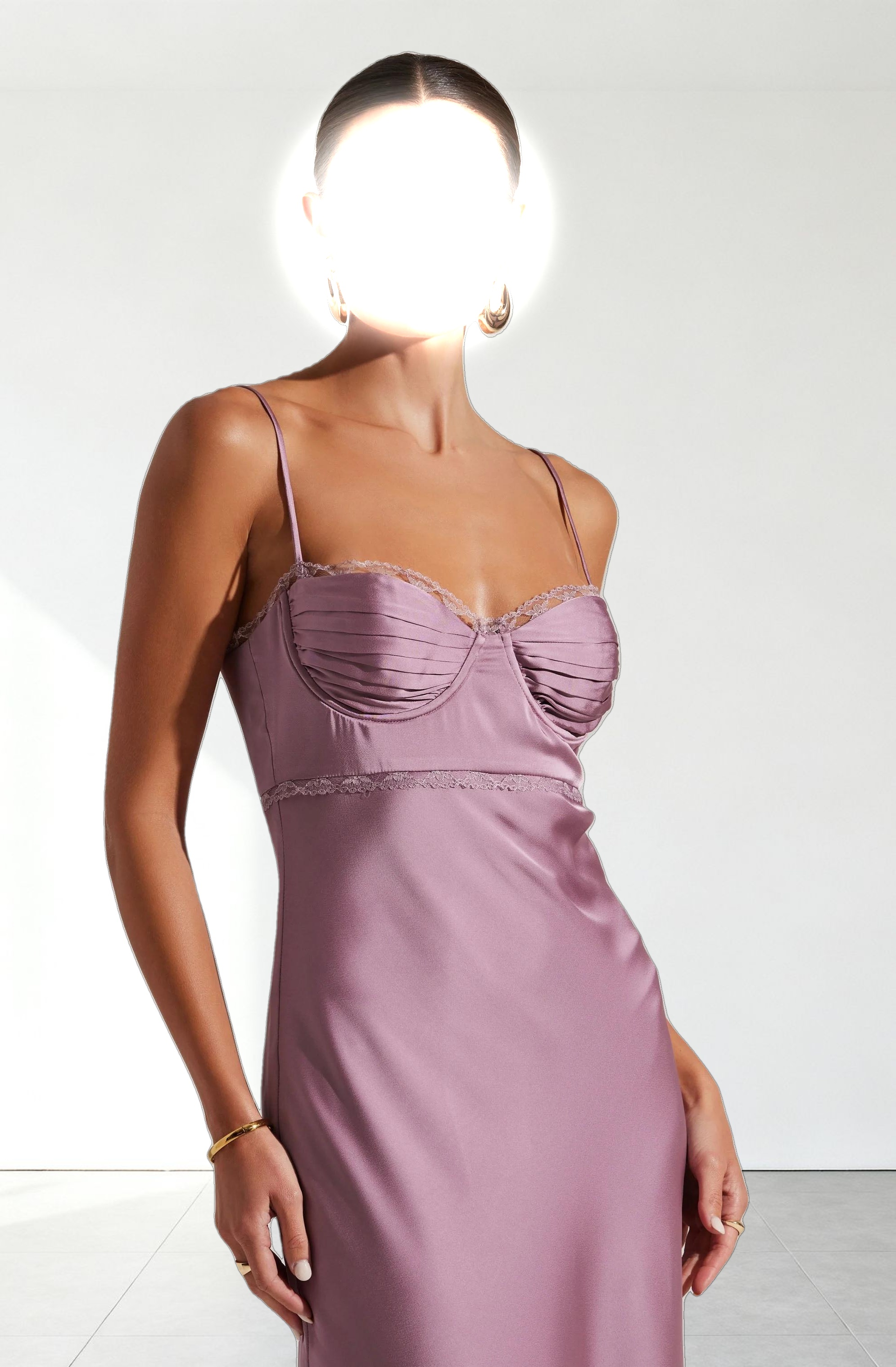 Florianne Satin Maxi Dress